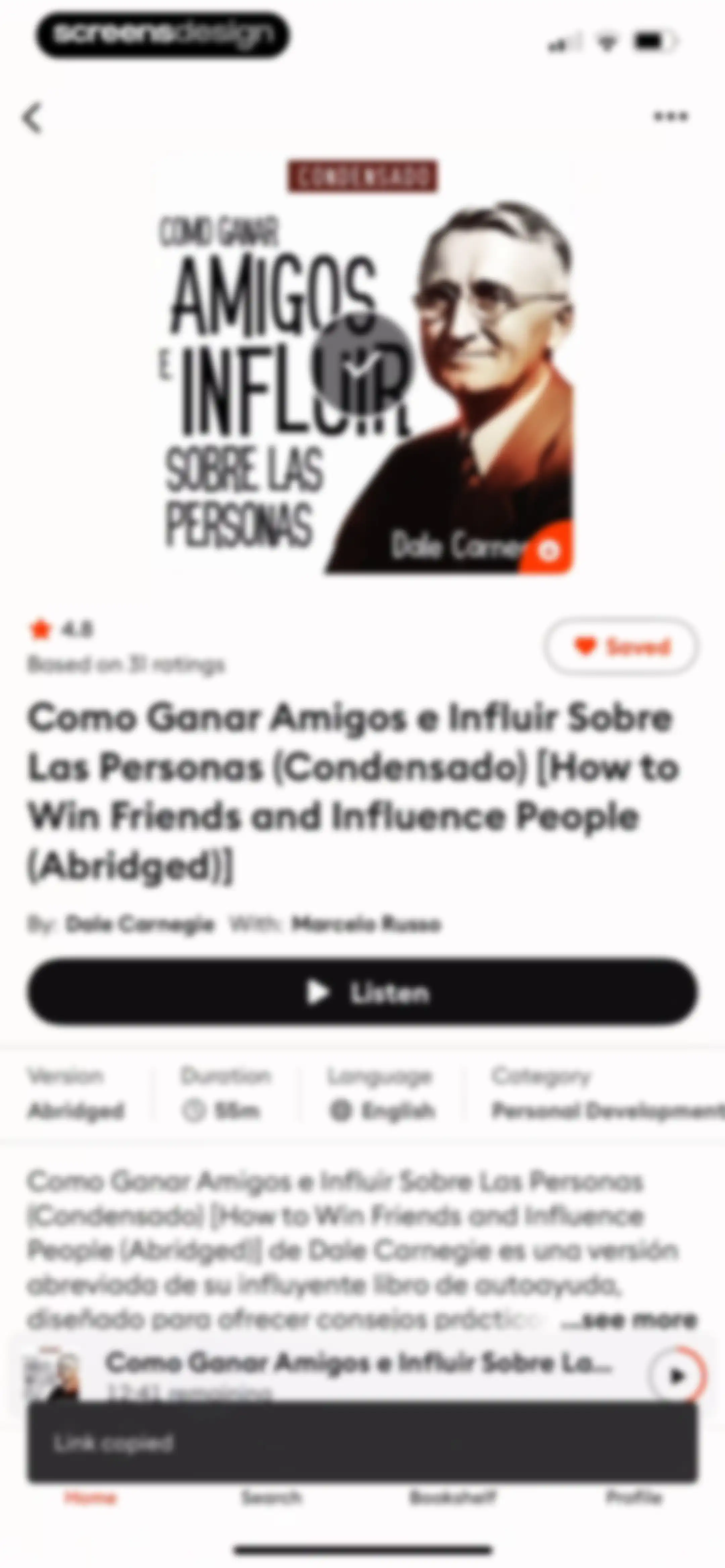Storytel - Audiobooks Library screen 51