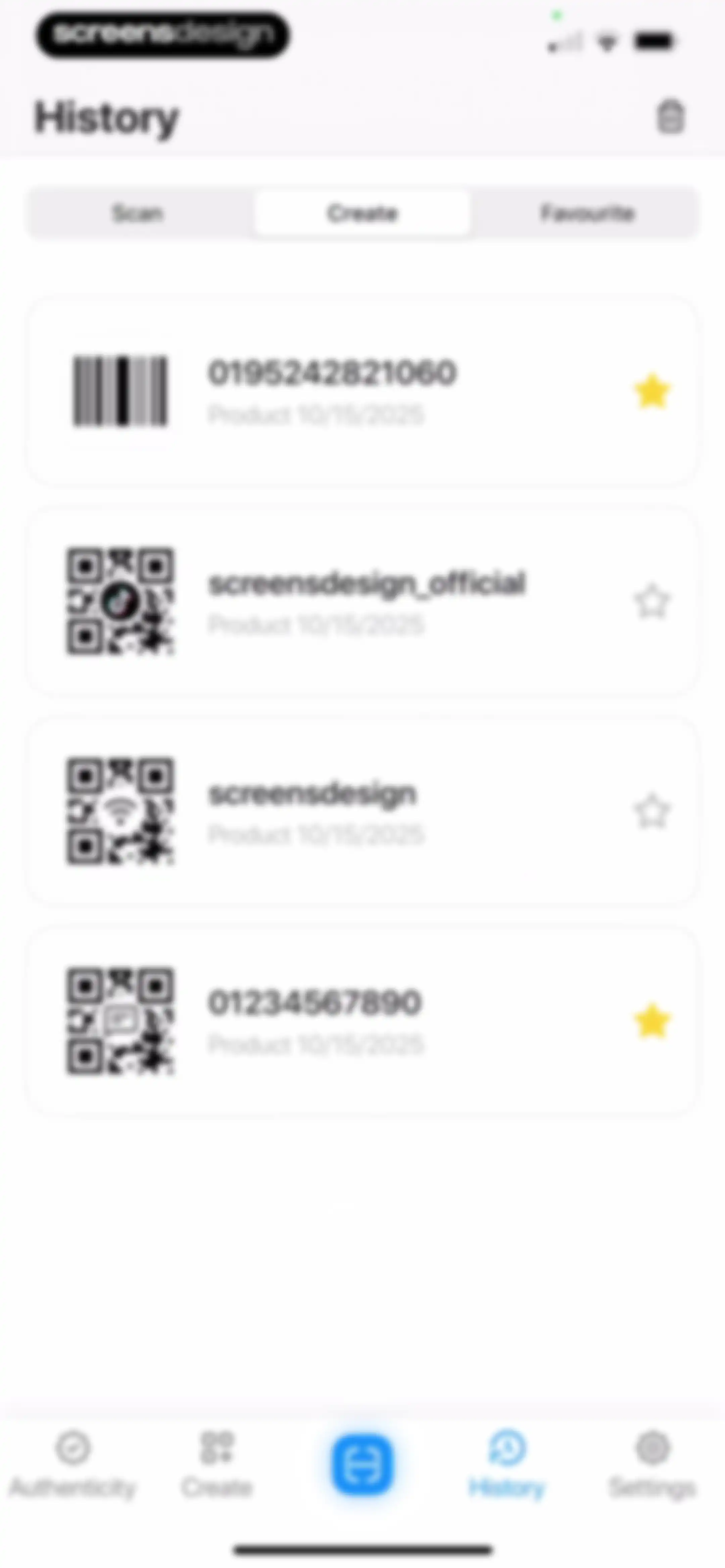 QR Code Reader, Scan Barcode screen 70
