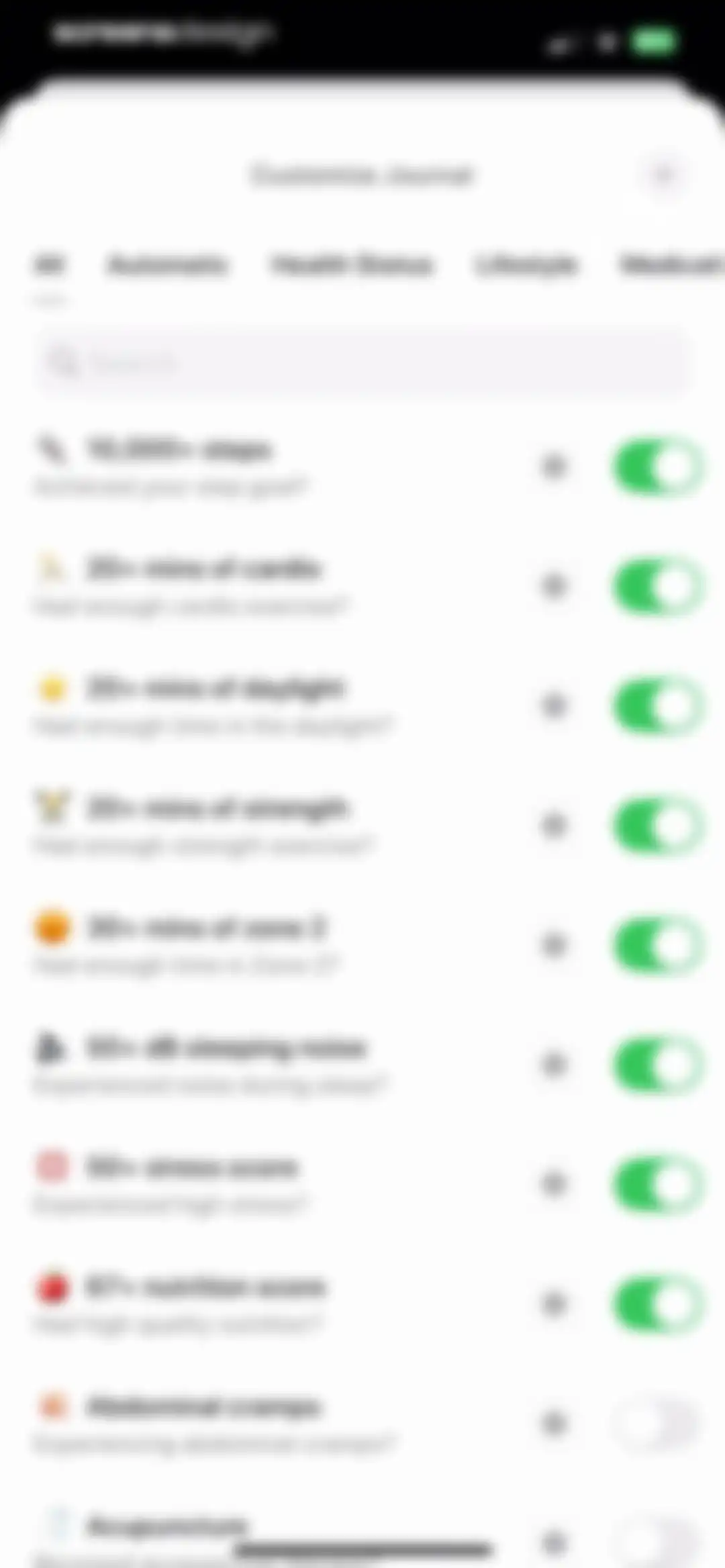 Bevel: AI Health Coach screen 149