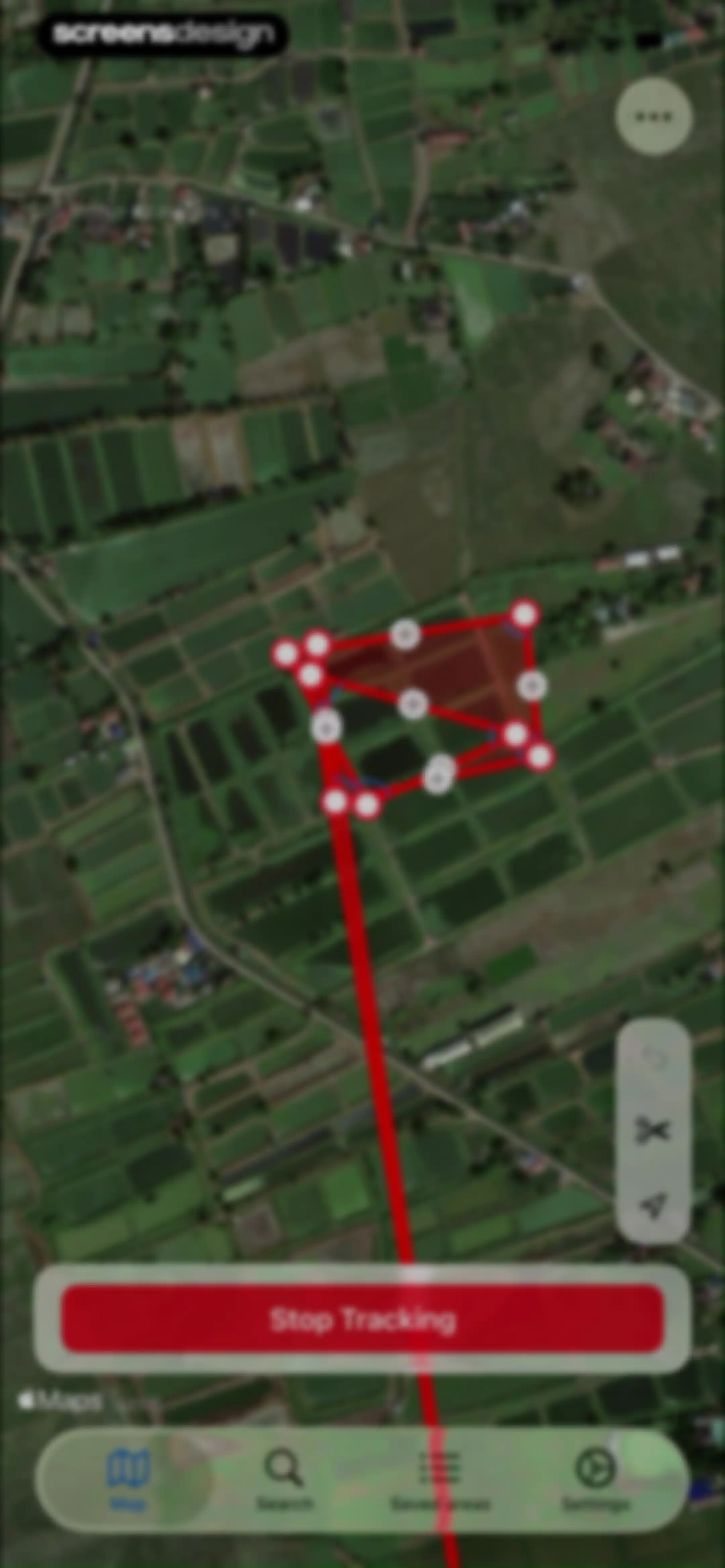 Map Area Calculator - Marea screen 40