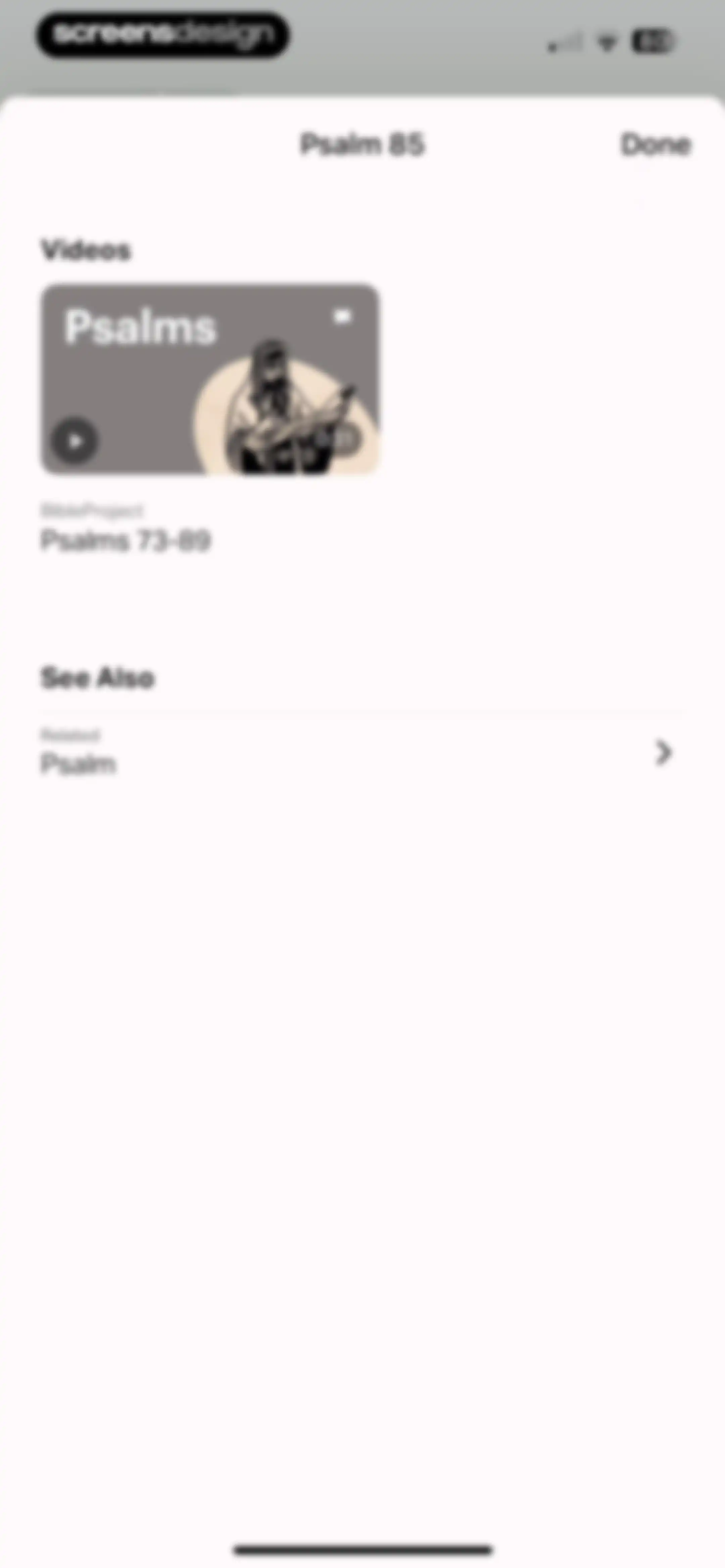 Bible screen 127