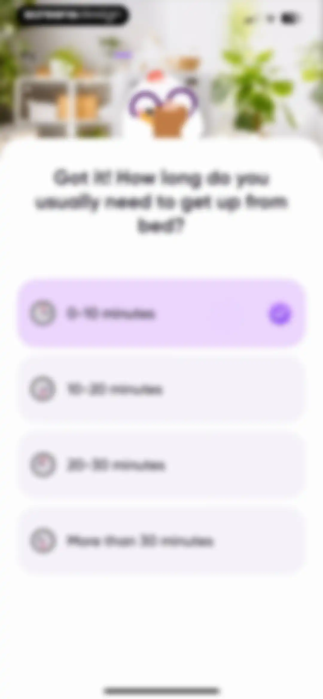 Me+ Lifestyle Routine screen 9