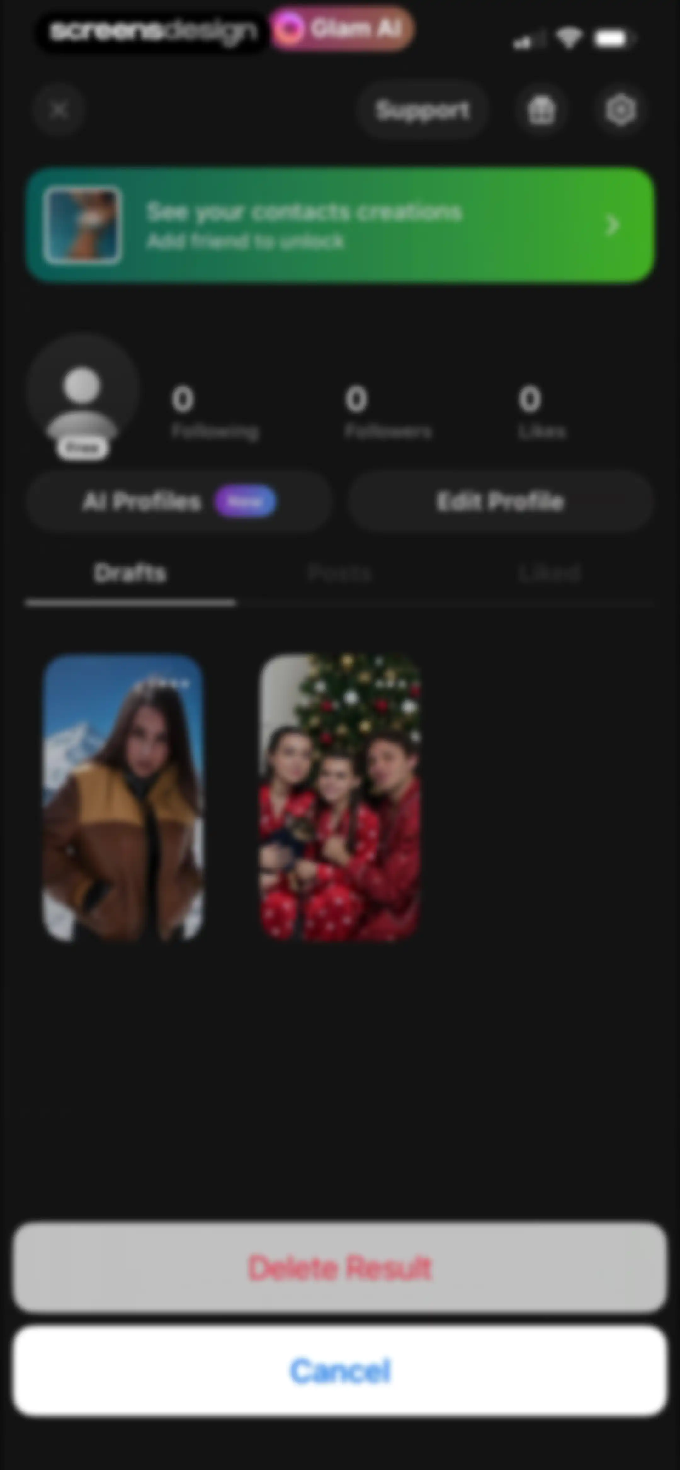 Glam AI: Video & Photo Editor screen 108