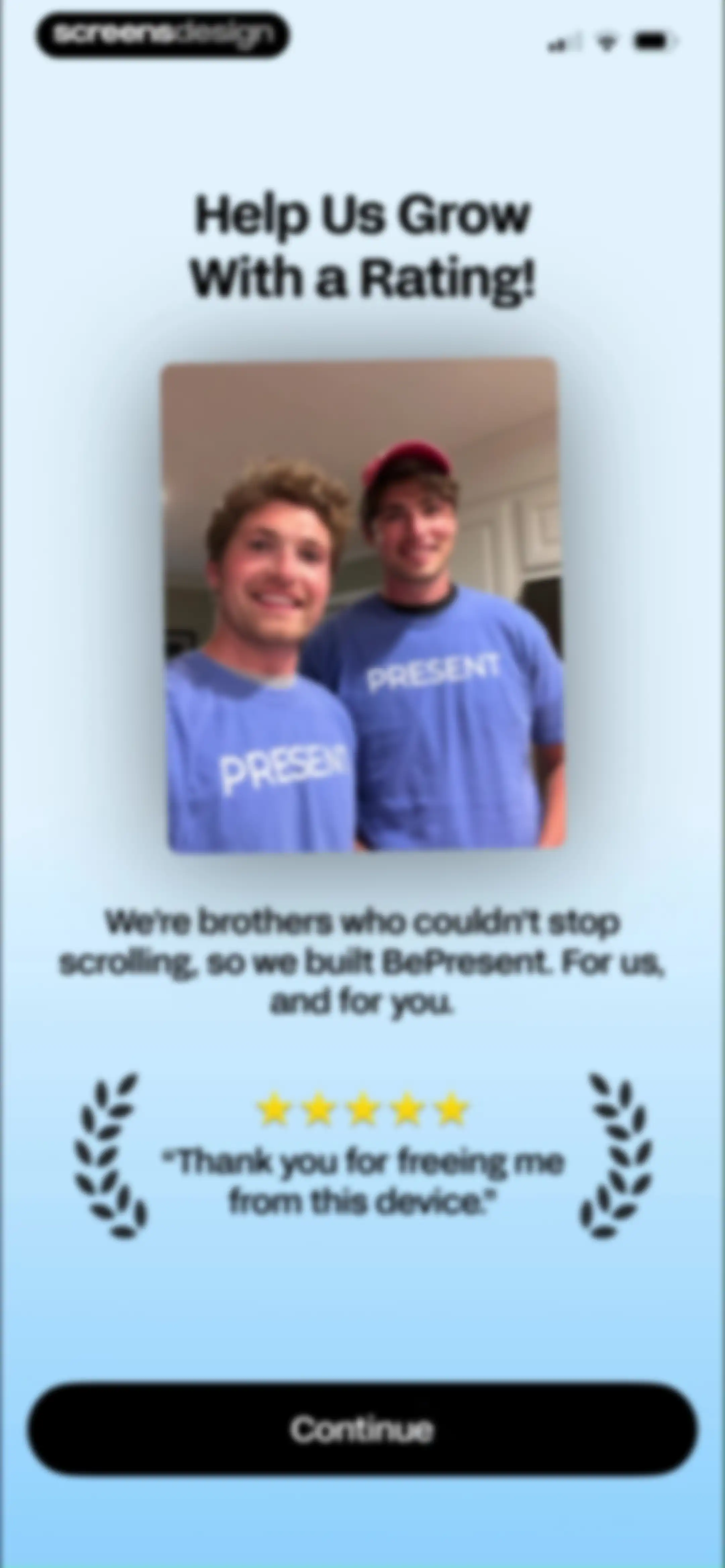 BePresent: Screen Time Control screen 13