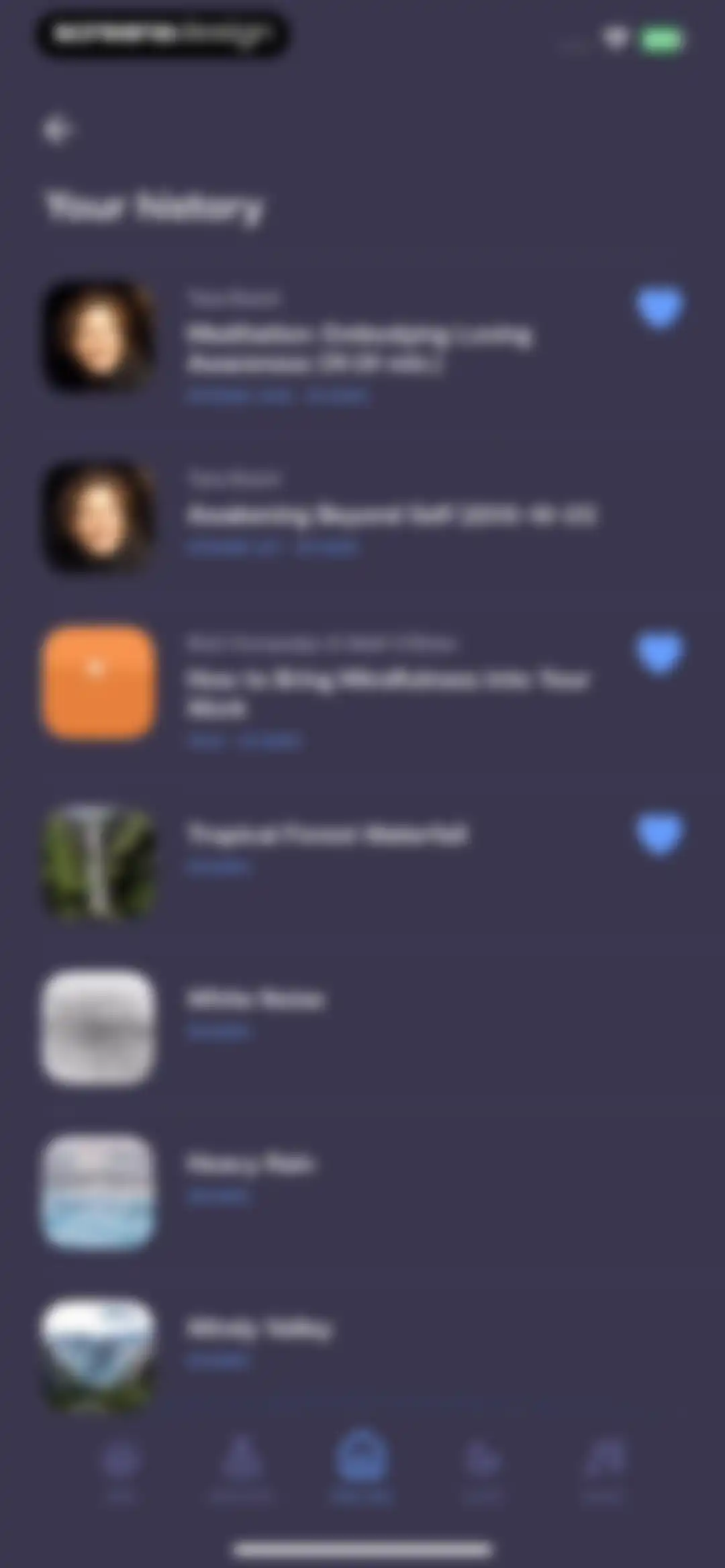 Mindfulness.com Meditation App screen 96