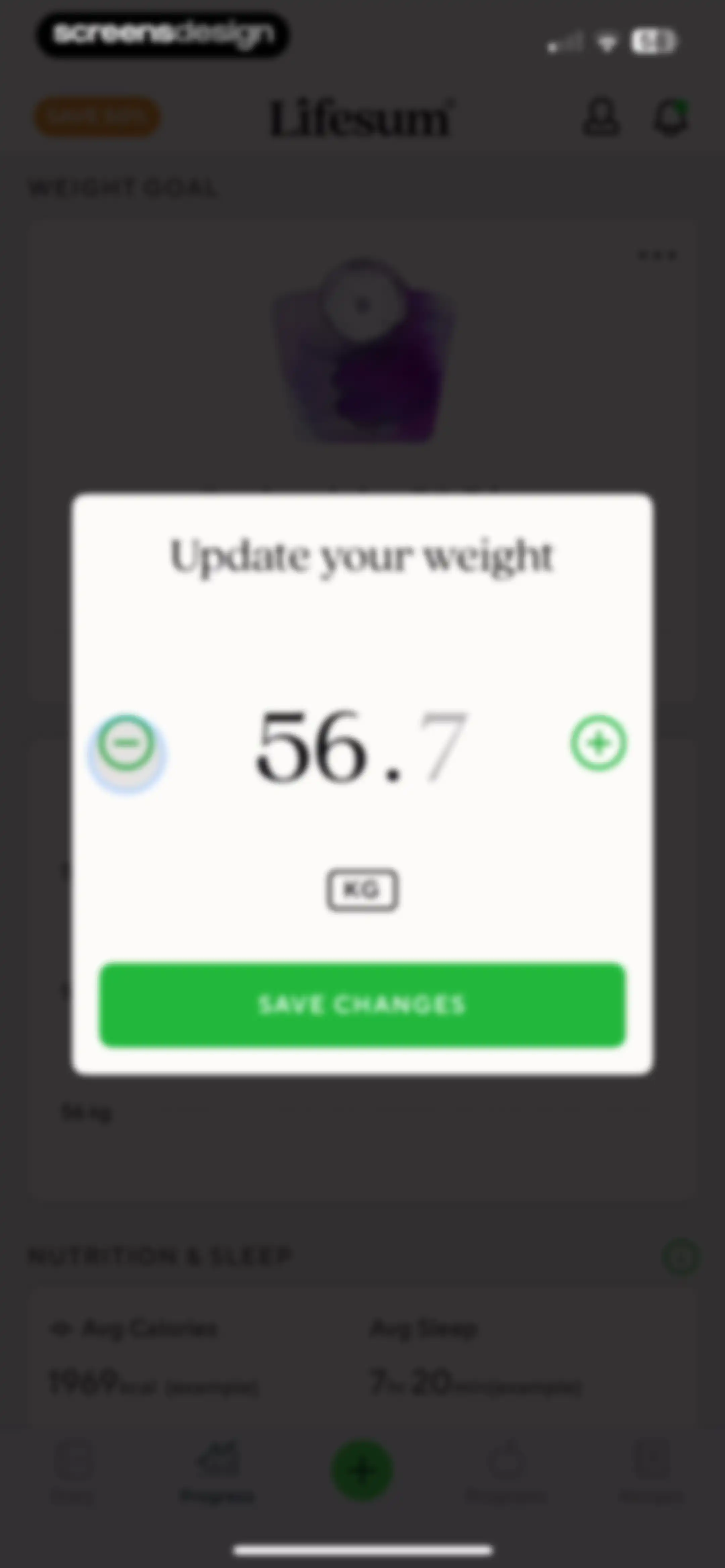 Lifesum: AI Calorie Counter screen 93