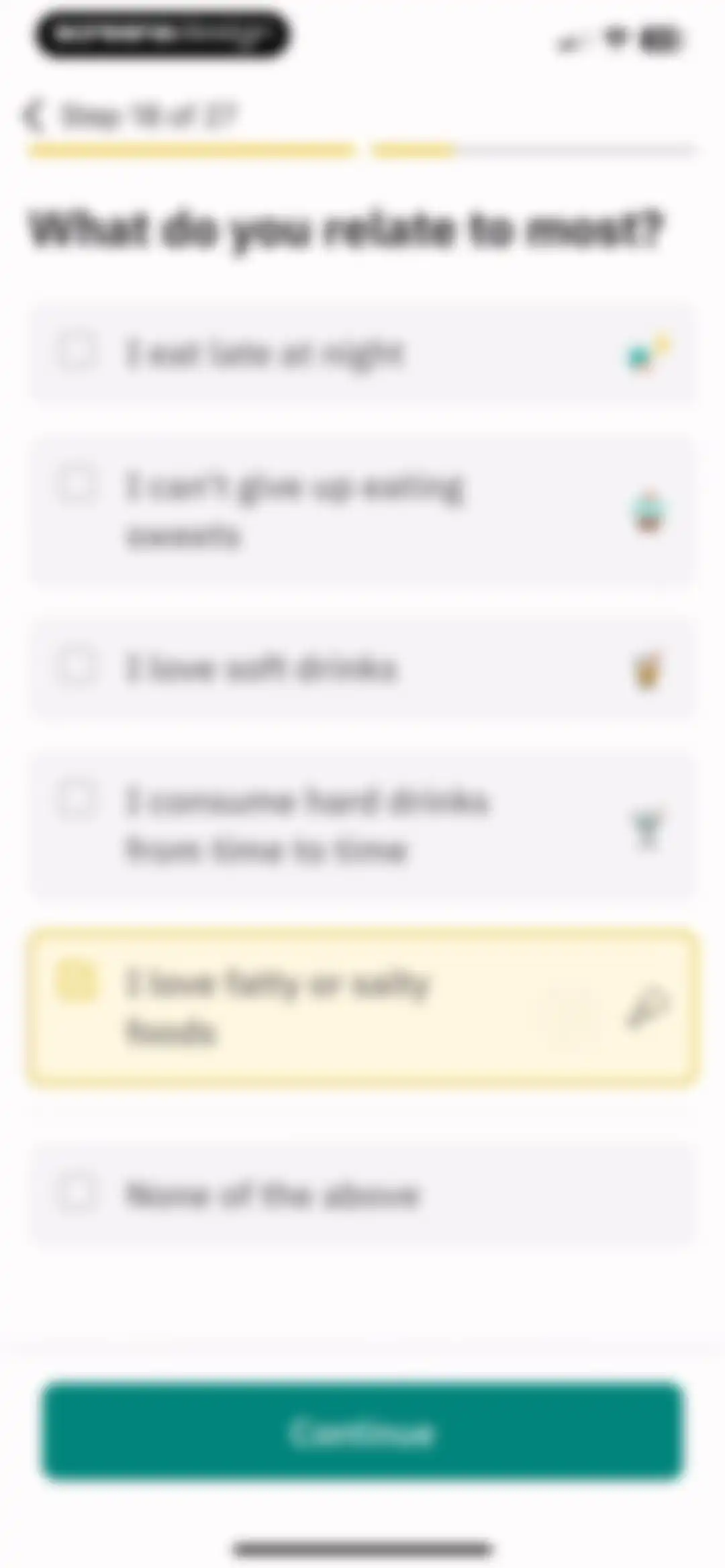 Unimeal: Fasting and Diet screen 23
