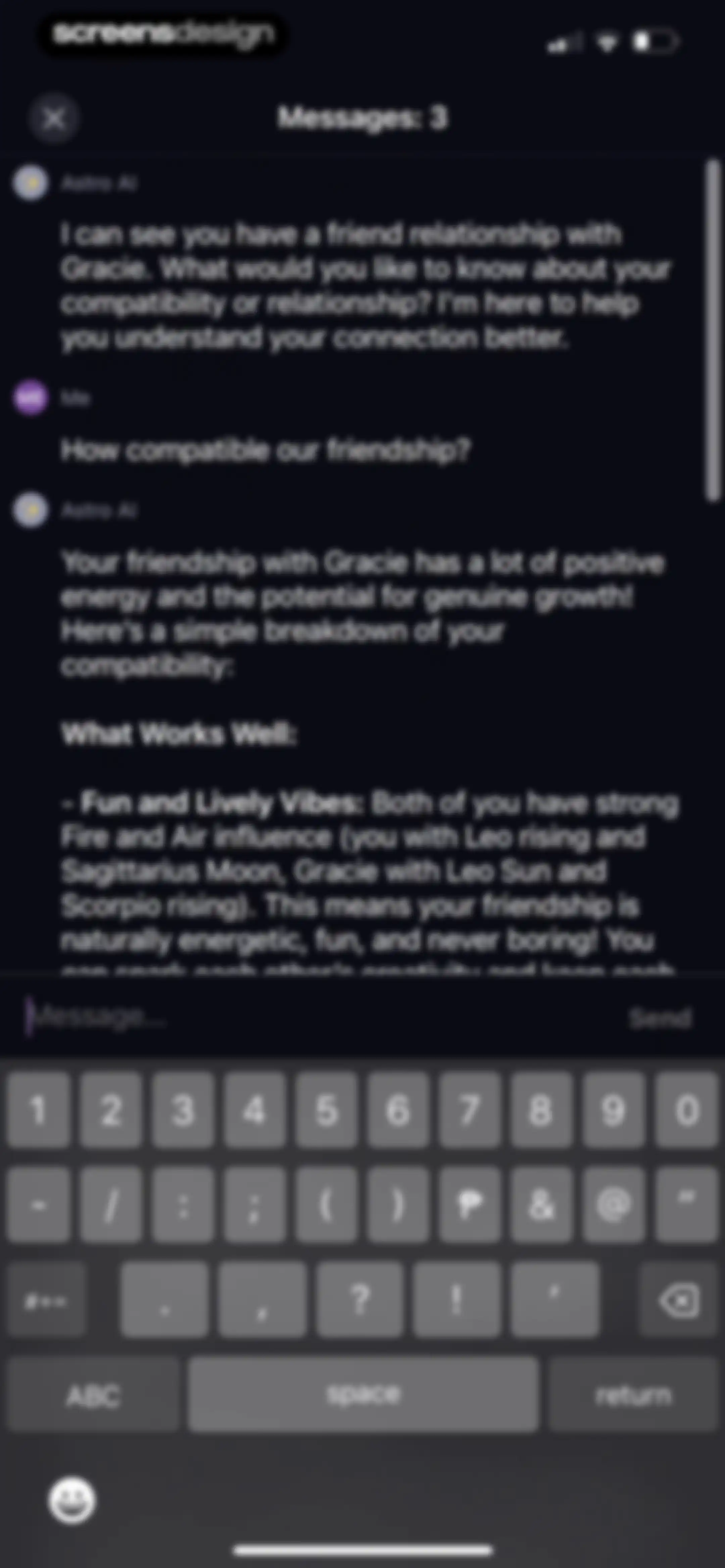Astro AI: Life Advice screen 47