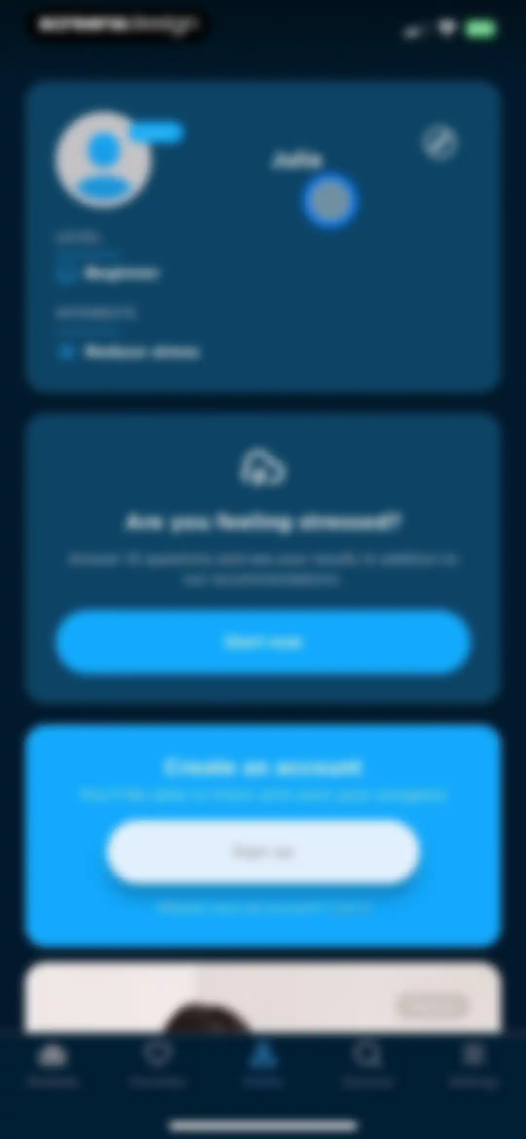 The Mindfulness App screen 50
