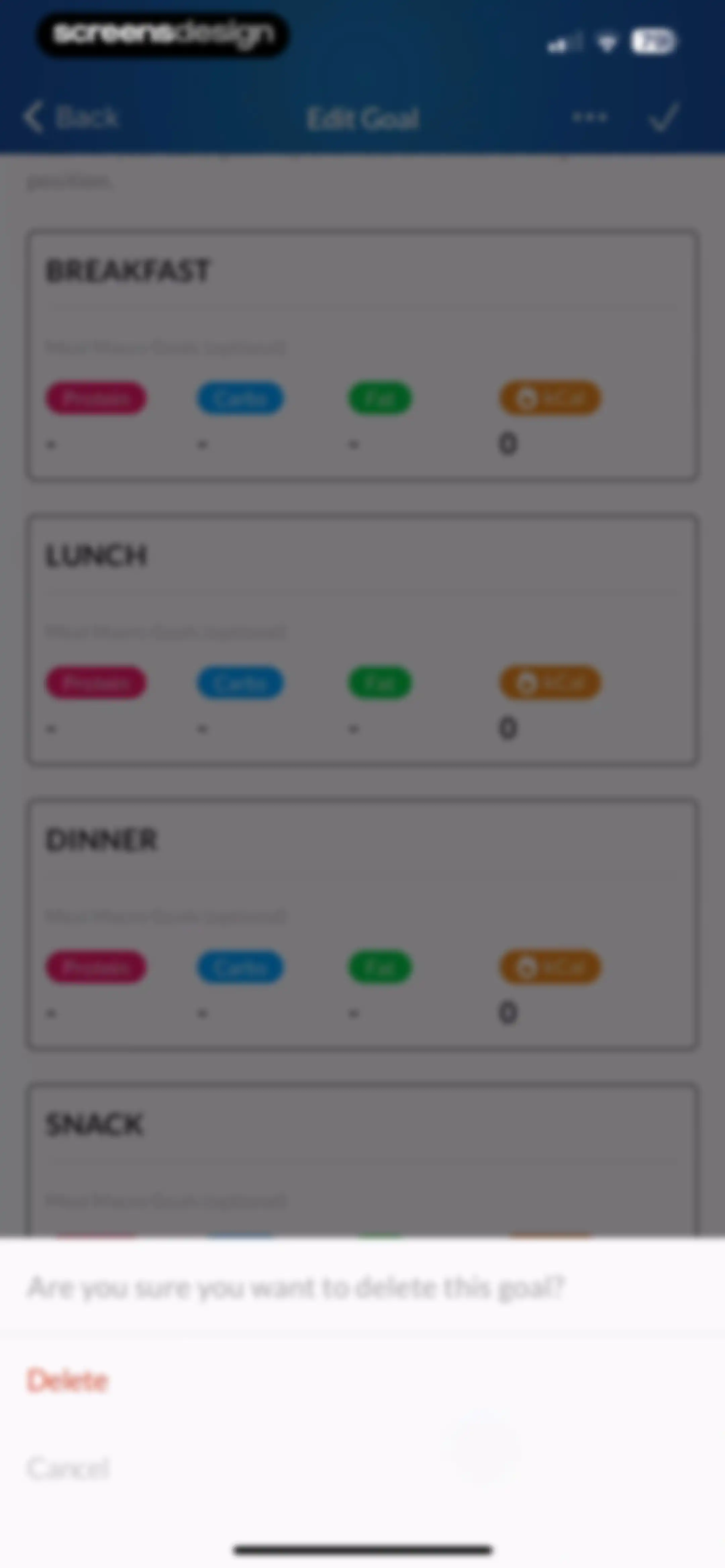 MacrosFirst - Macro Tracker screen 122