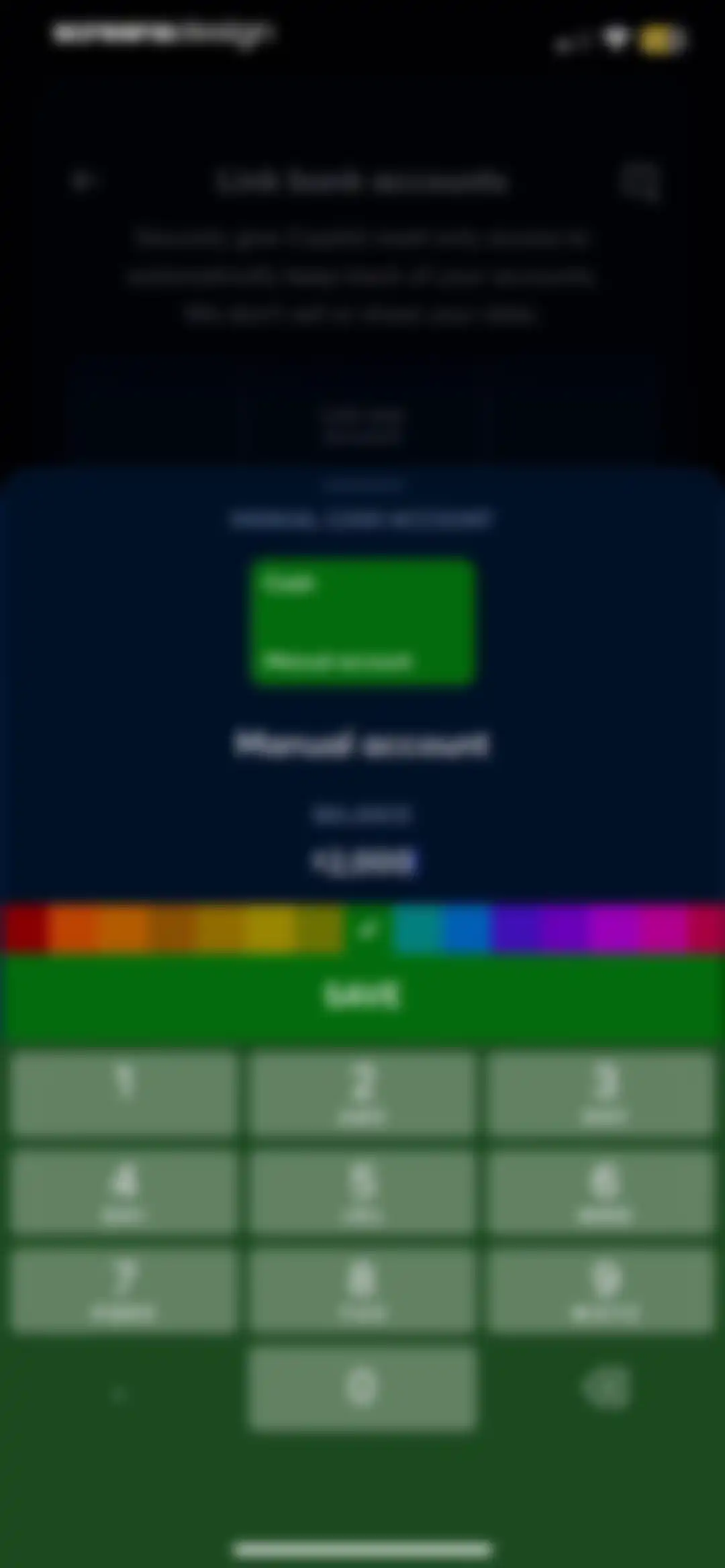 Copilot: Track & Budget Money screen 7