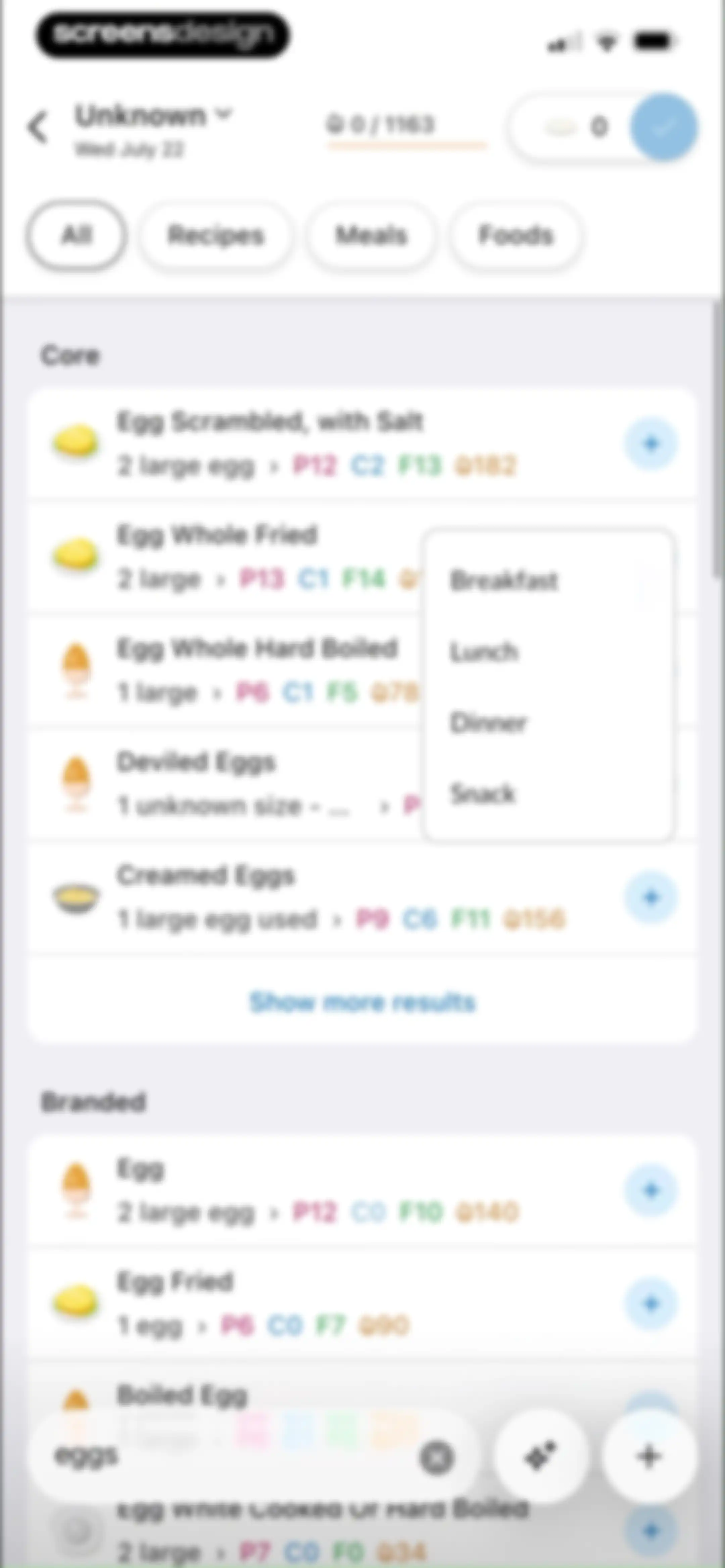 MacrosFirst - Macro Tracker screen 45