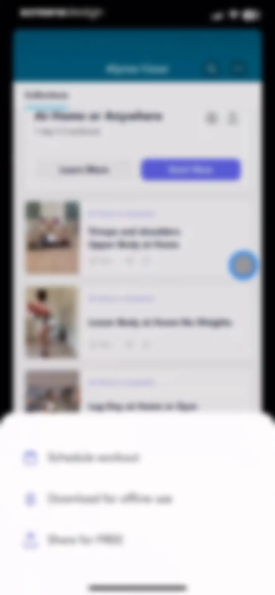 Playbook - Trainers & Workouts screen 14