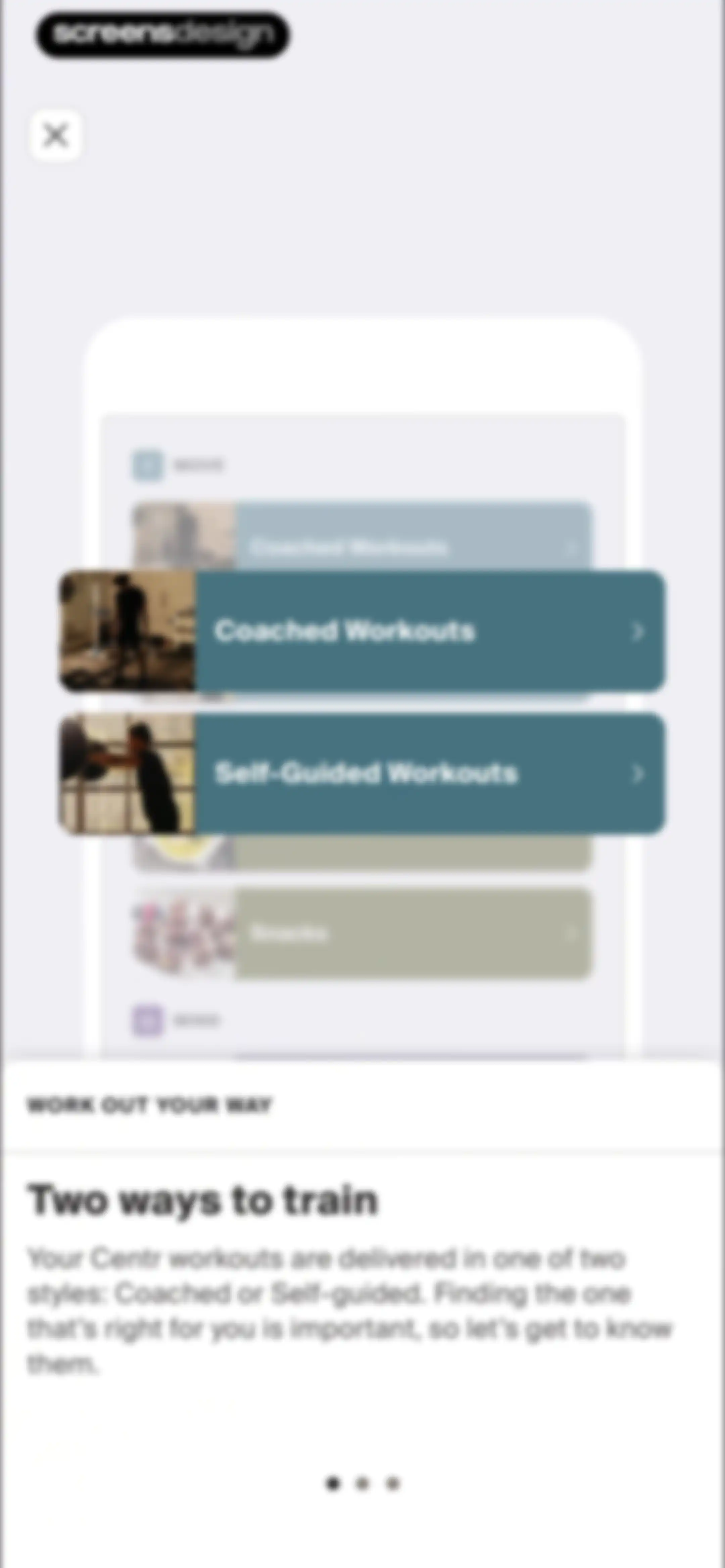 Centr: Strength & Fitness App screen 35