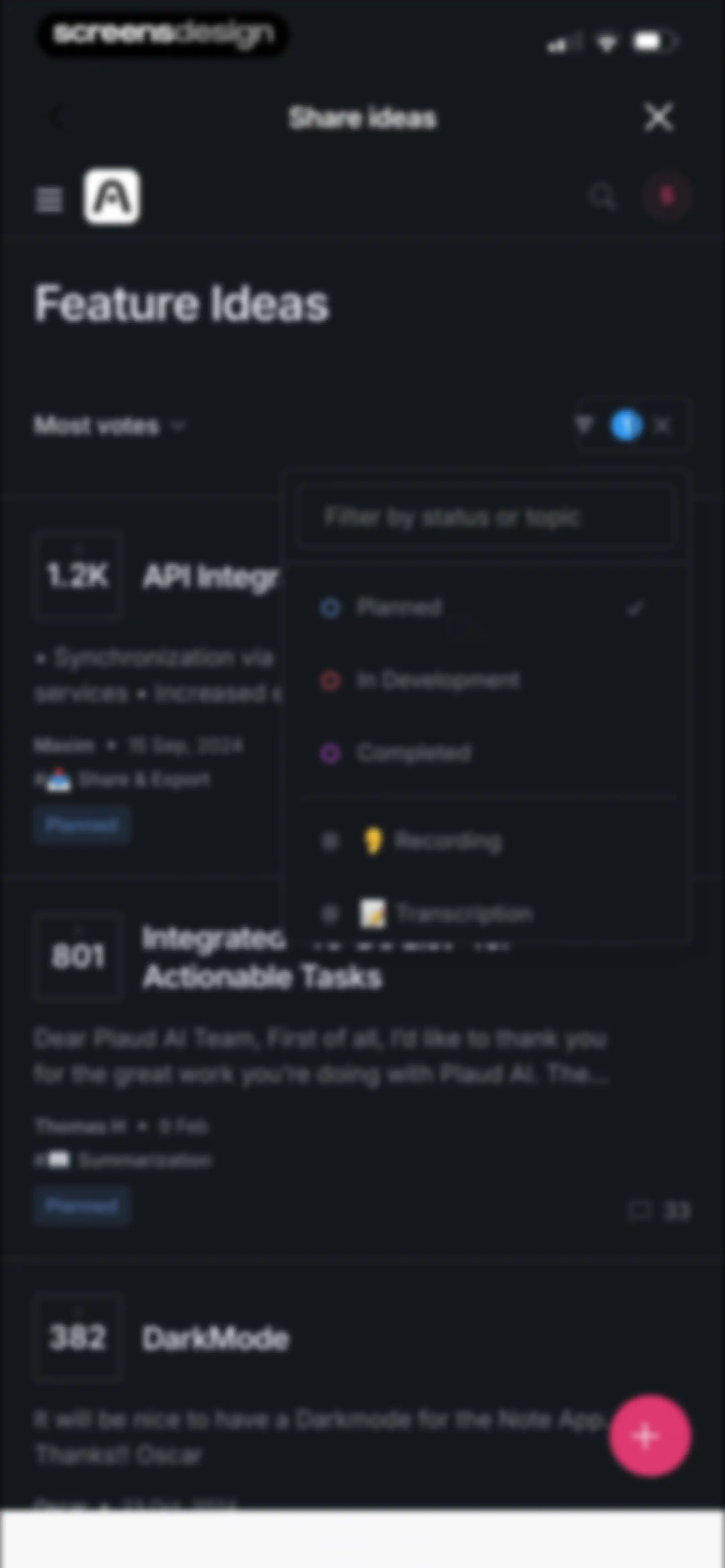 Plaud: AI Note Taker screen 111