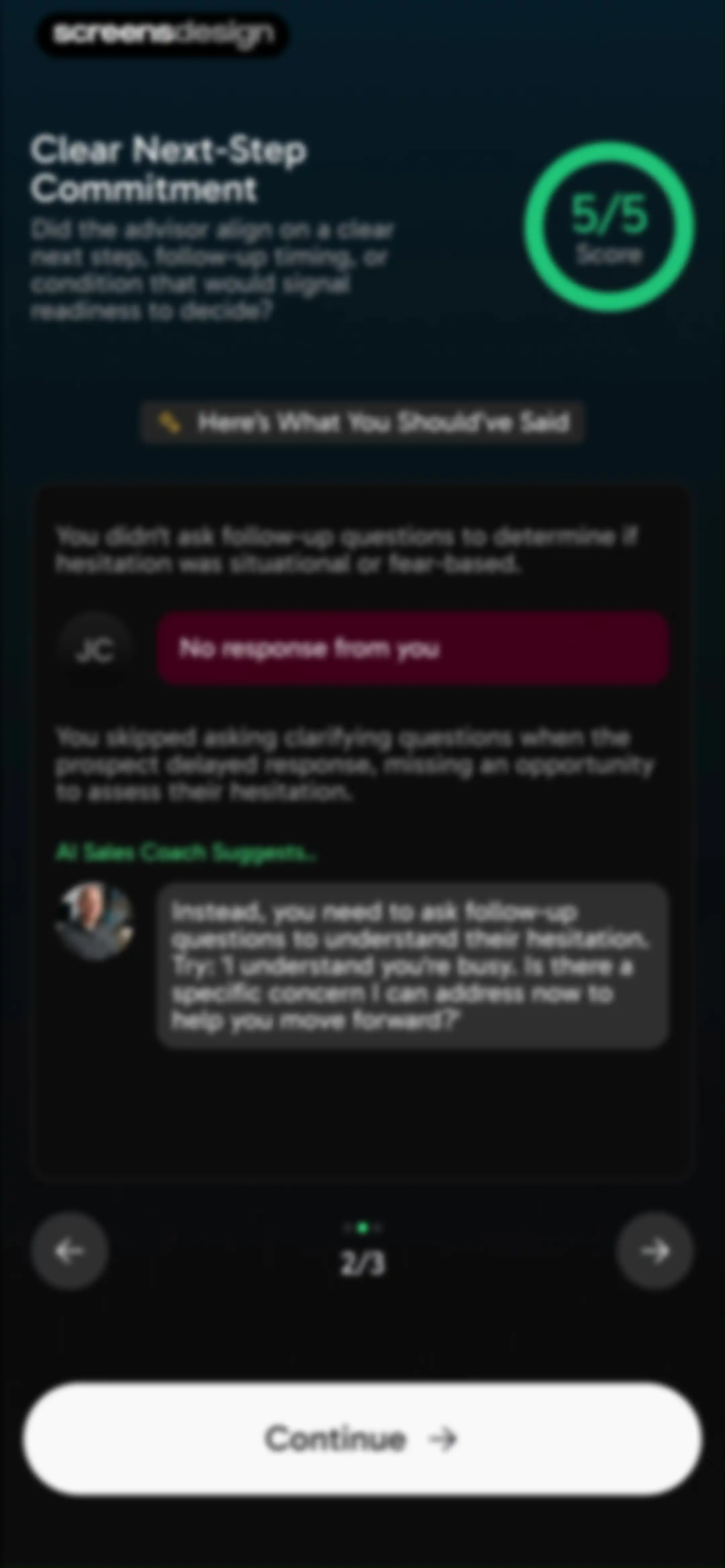 CloserCoach - AI Sales Trainer screen 57
