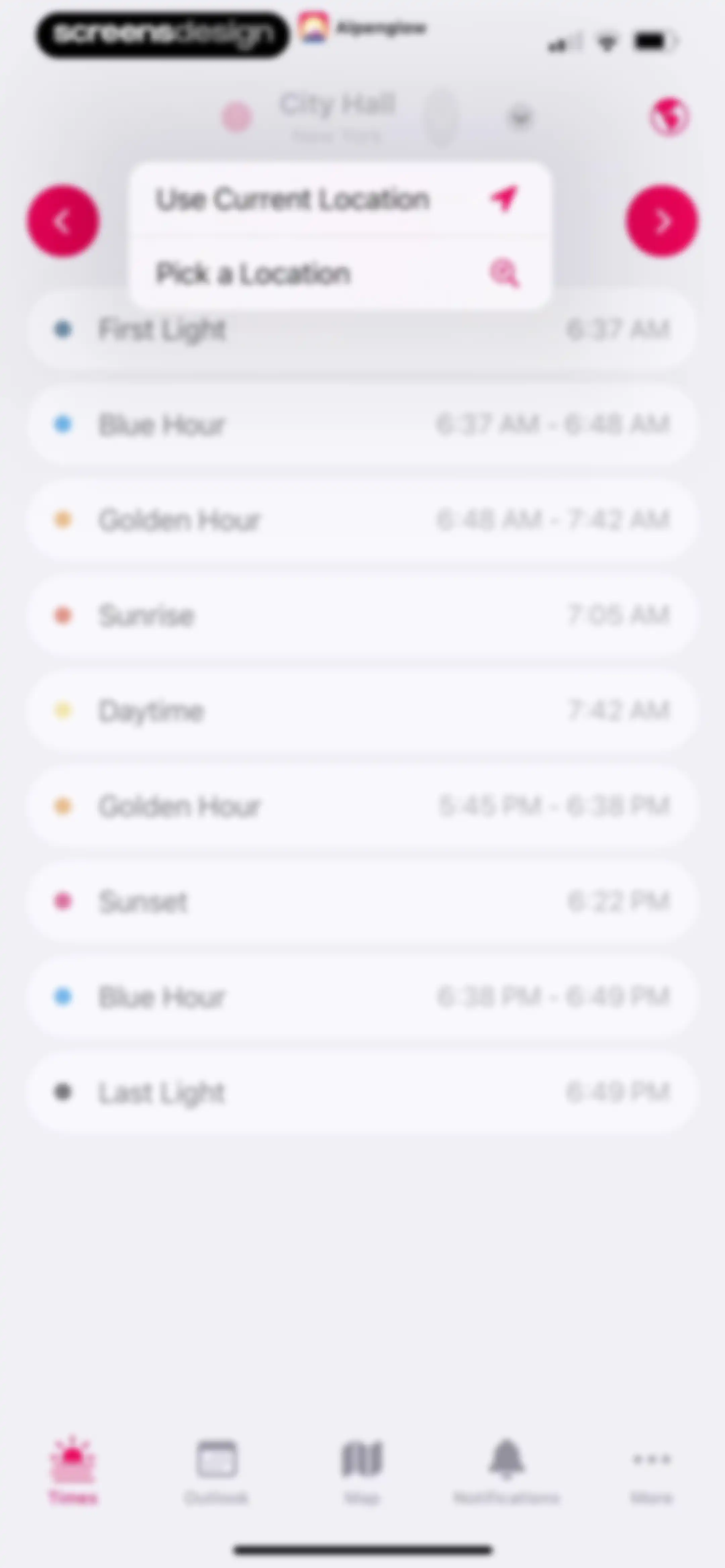 Sunset Predictions: Alpenglow screen 17