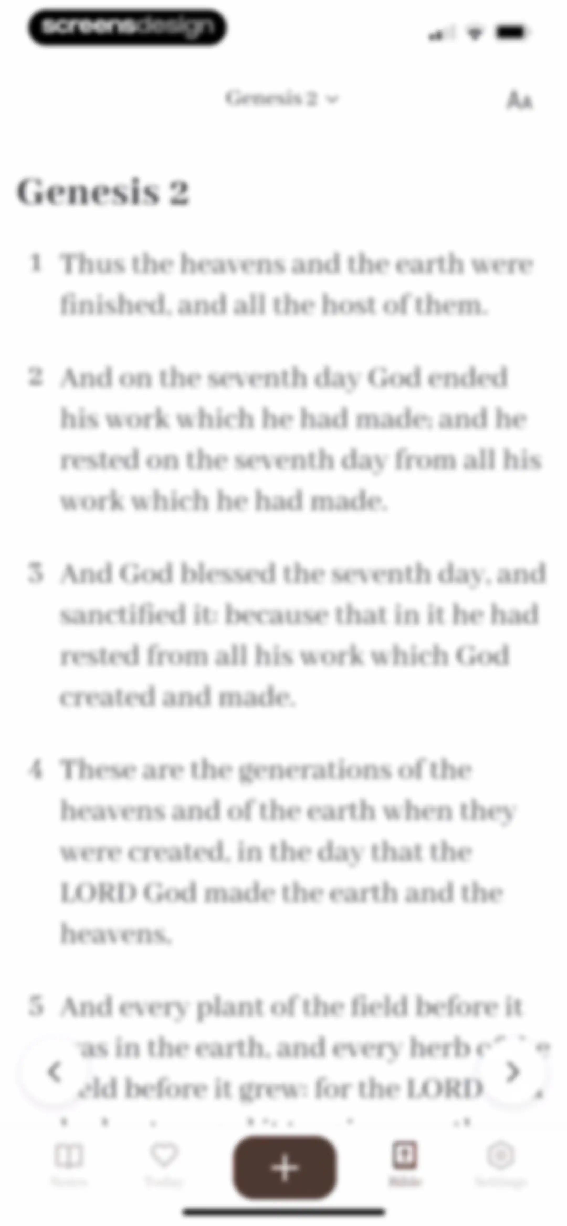 Bible Note: Sermon Notes screen 82