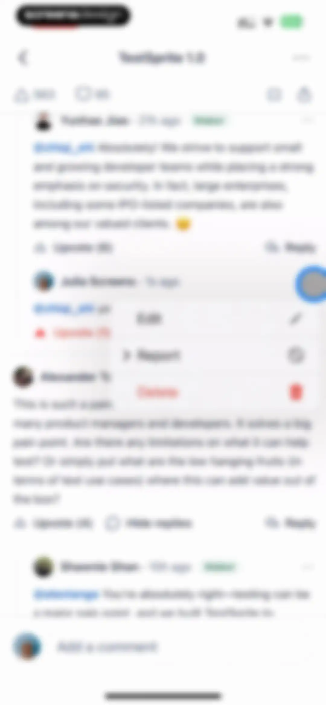 Product Hunt screen 22