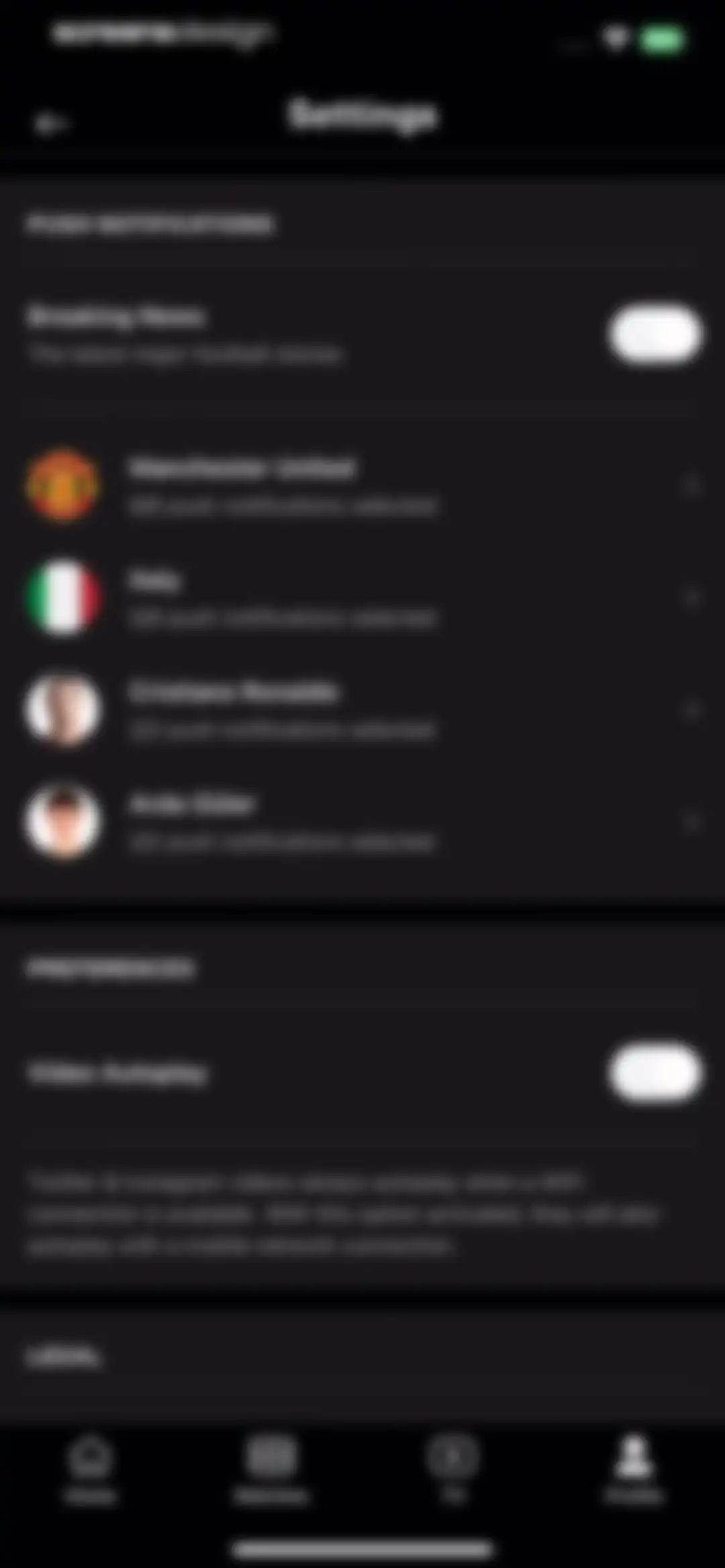 OneFootball Live Soccer scores screen 83