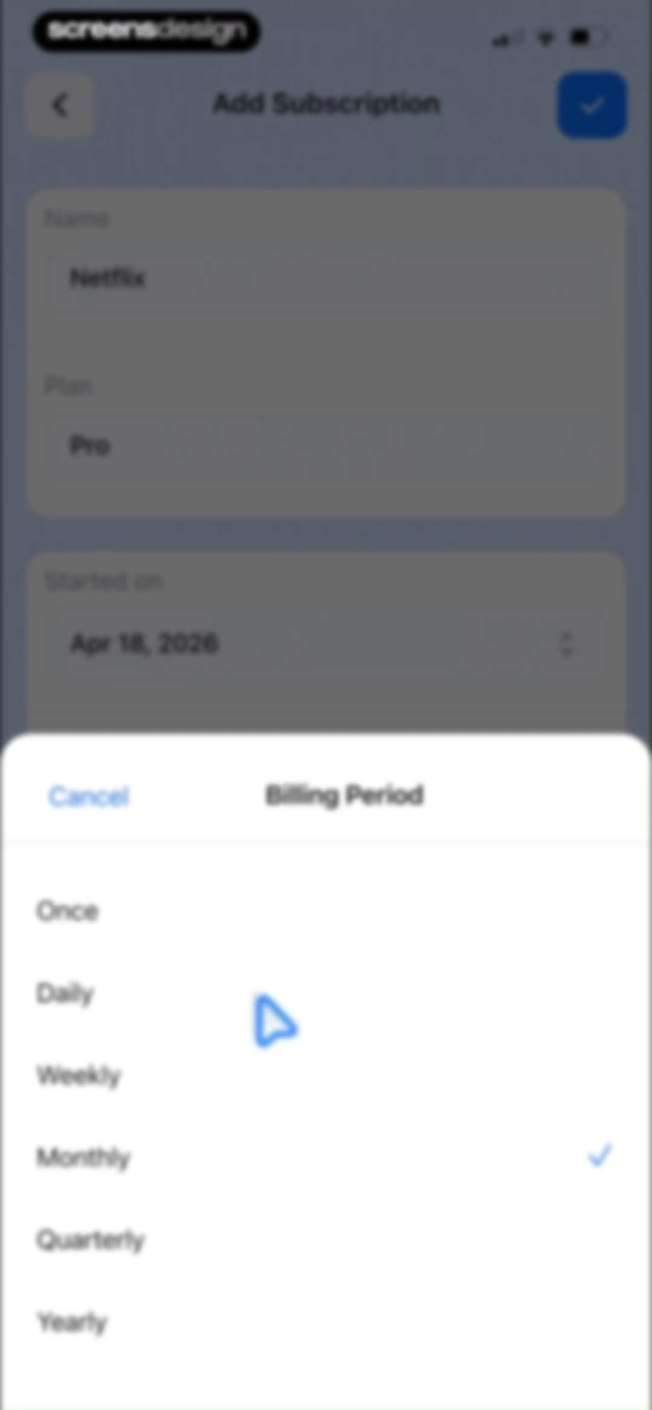 Feenko: Cancel Subscription screen 41