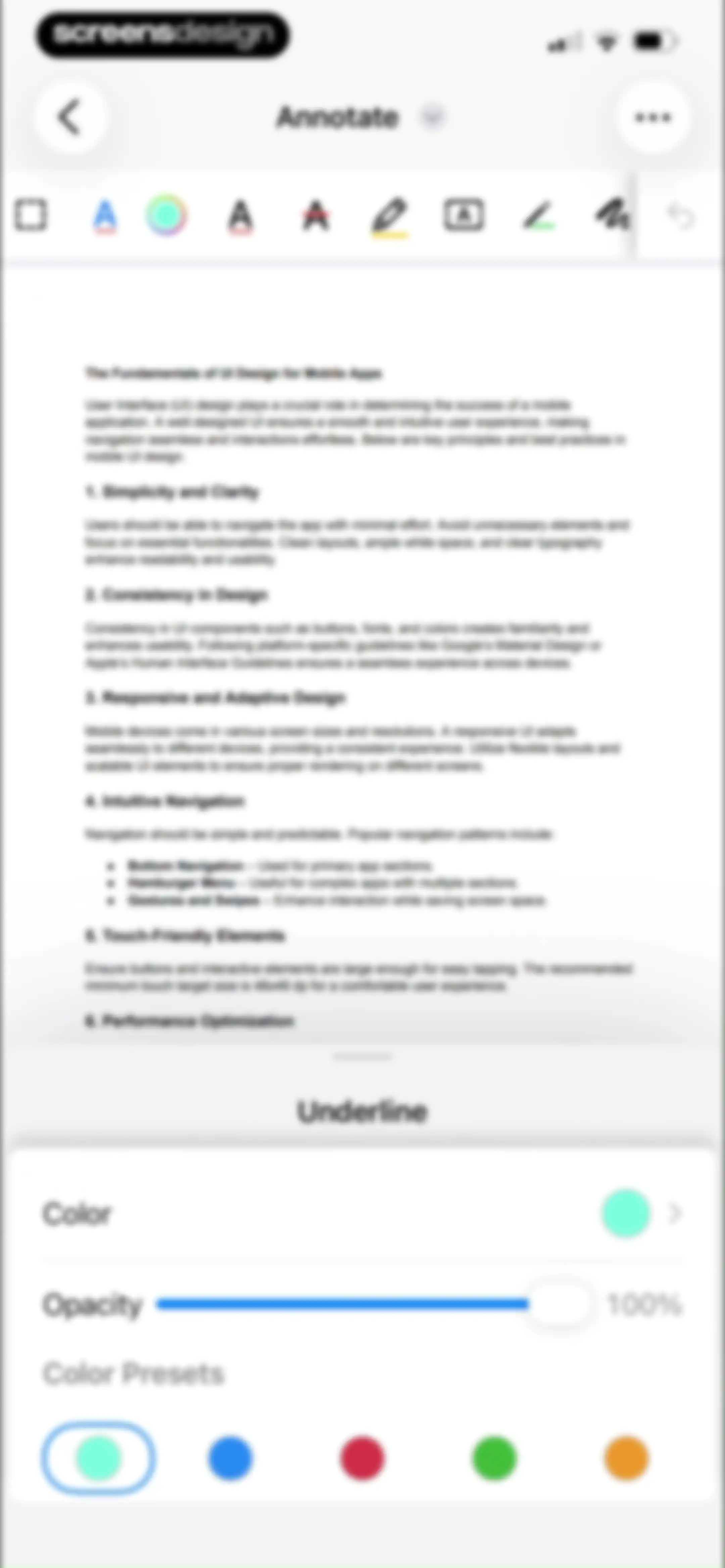 PDF Editor ® screen 24