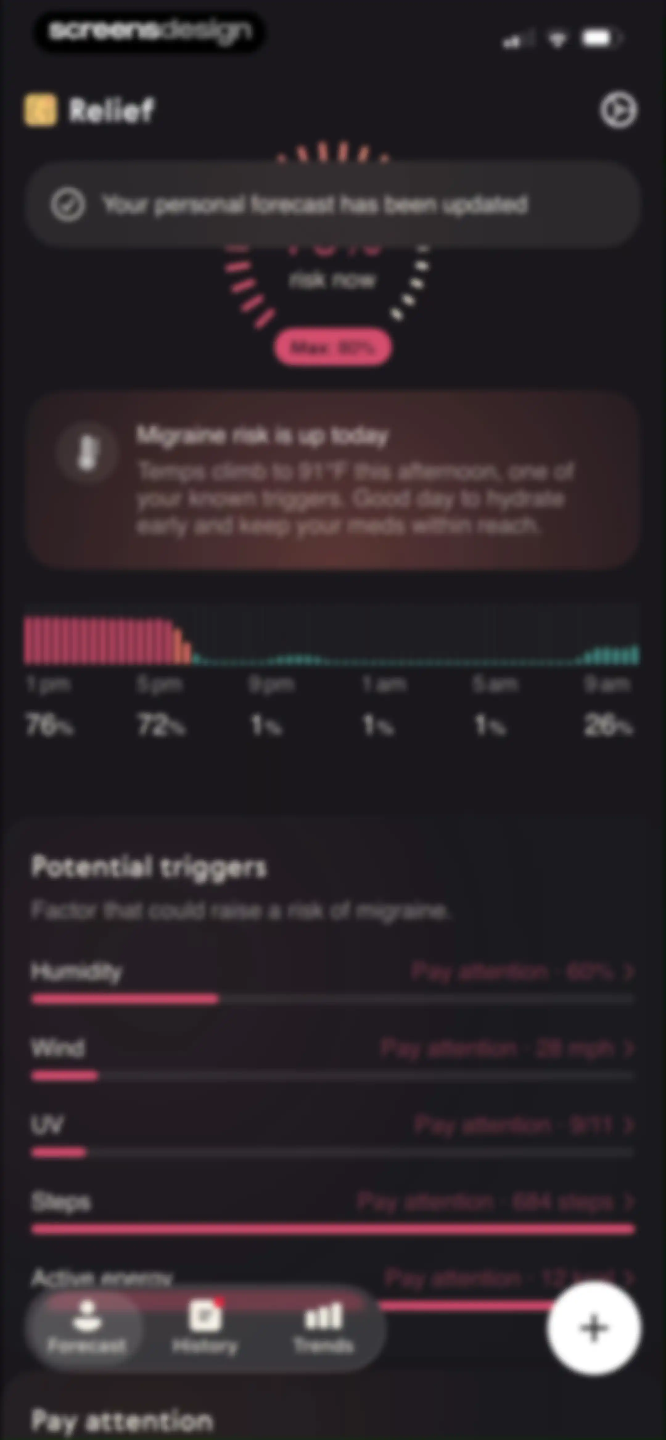 Relief - Migraine Tracker screen 60