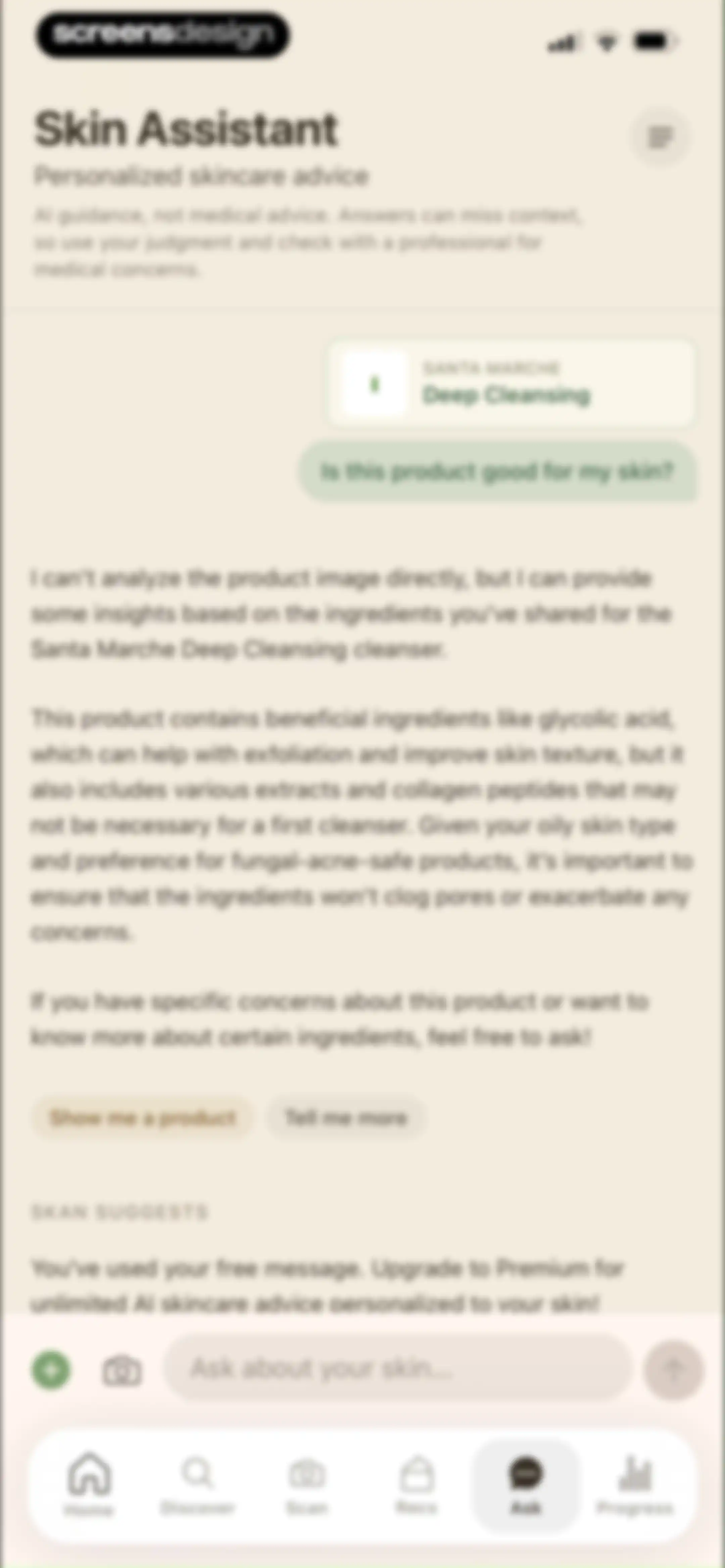 Skan - #1 Skincare App screen 87