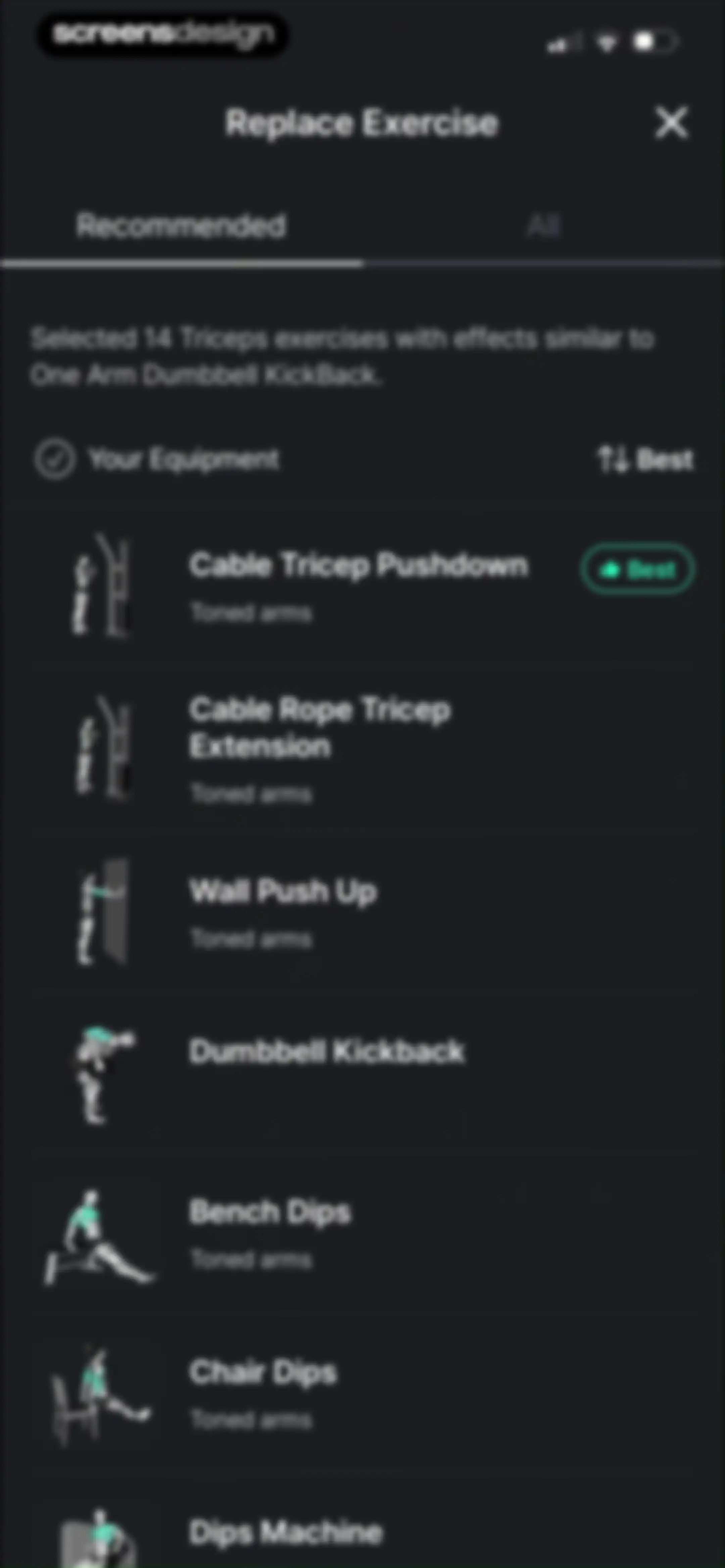 Planfit AI Gym Workout Planner screen 106