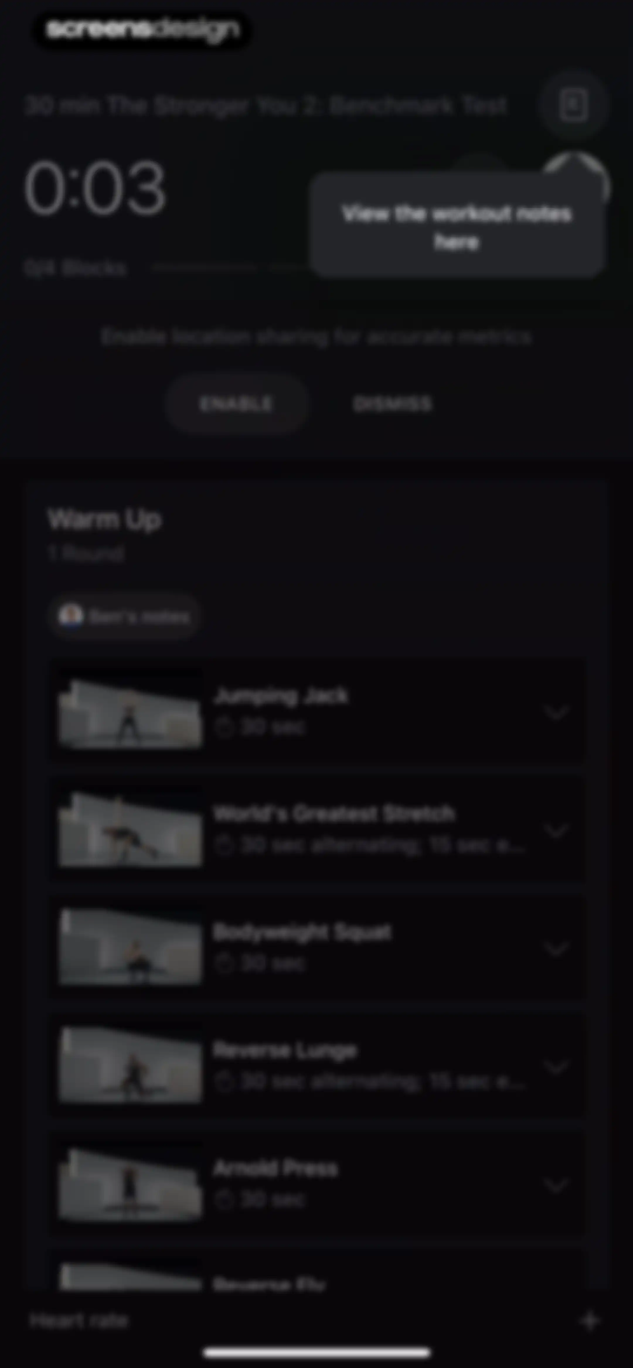 Peloton: Fitness & Workouts screen 144