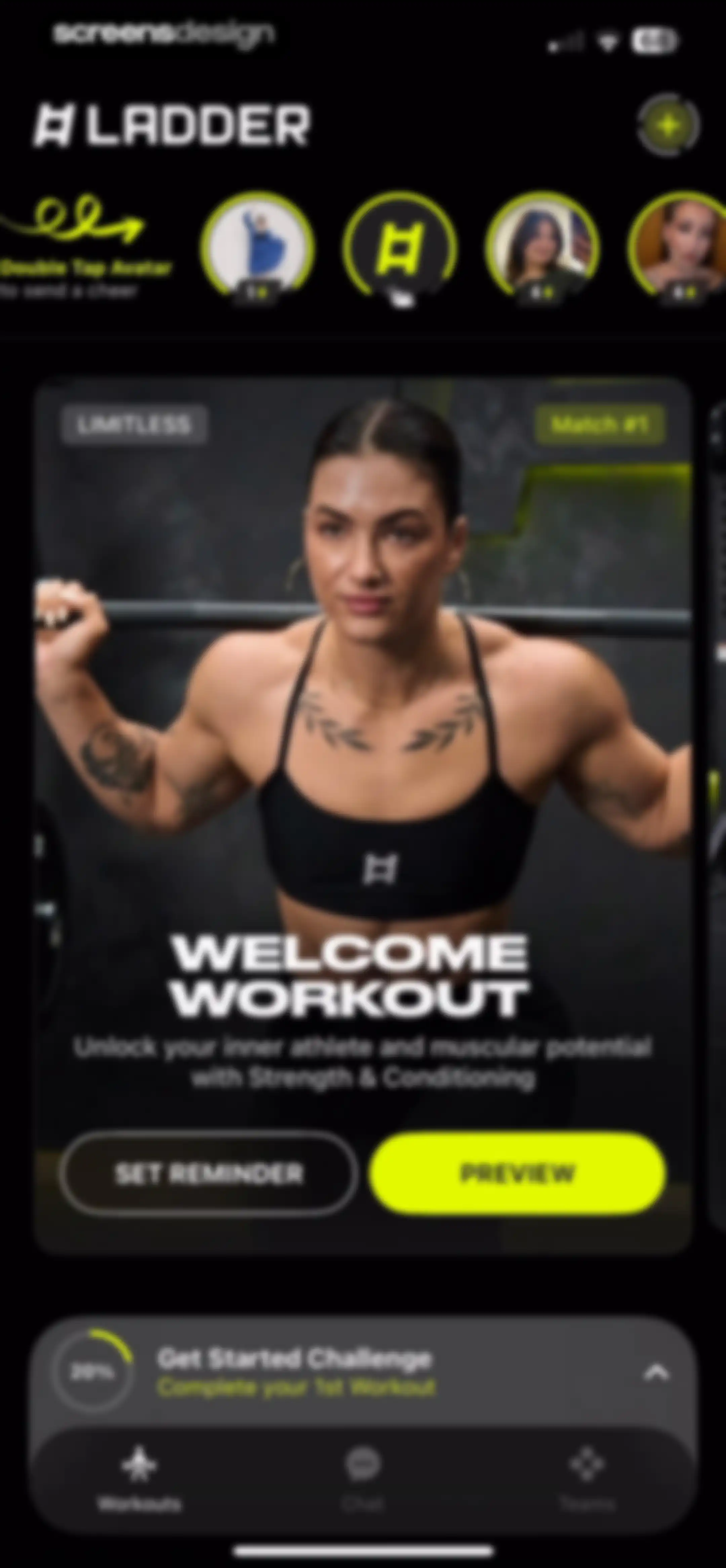 LADDER Strength Training Plans screen 19