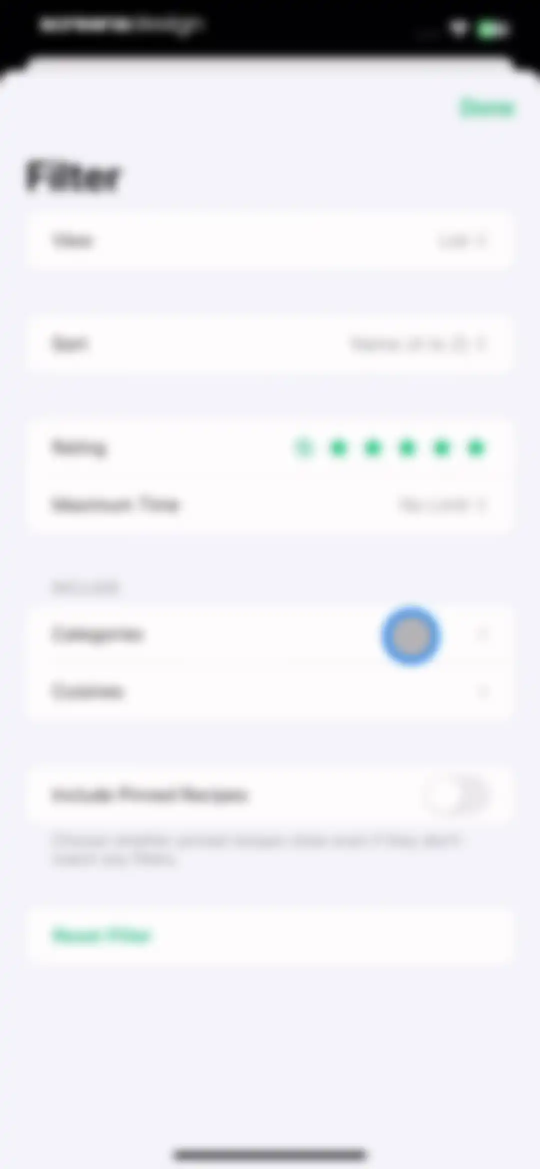 Pestle: Recipe Manager screen 30