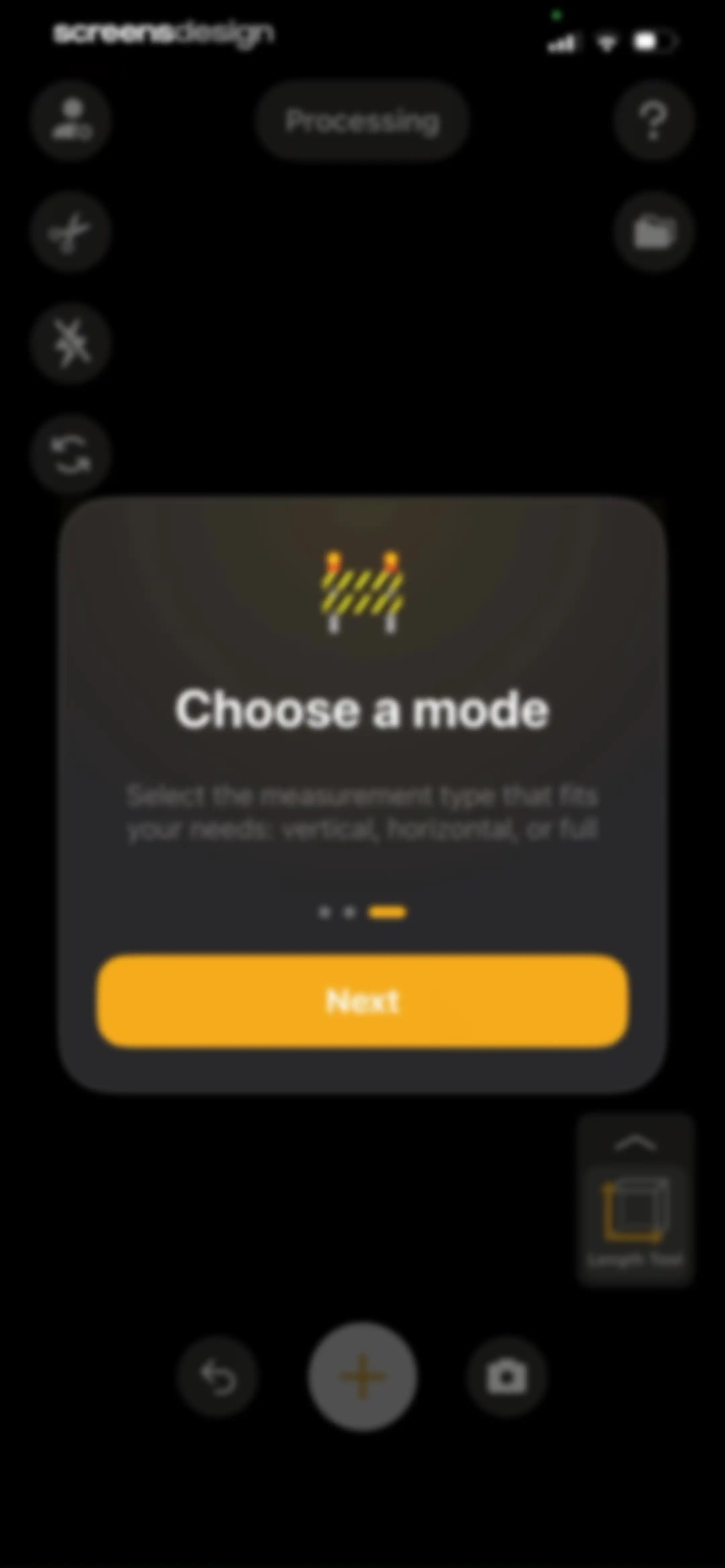 The Tape Measure & 3D Scanner screen 51