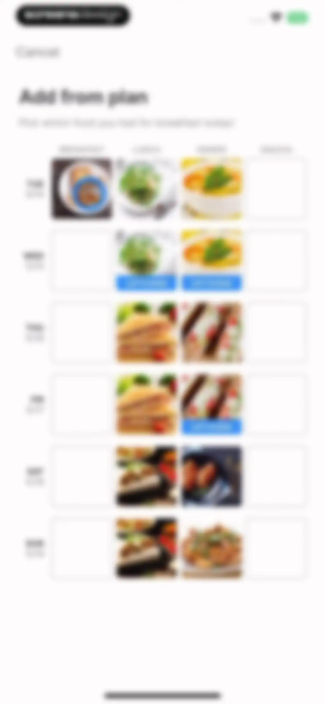 Intent - Meal Planner screen 79