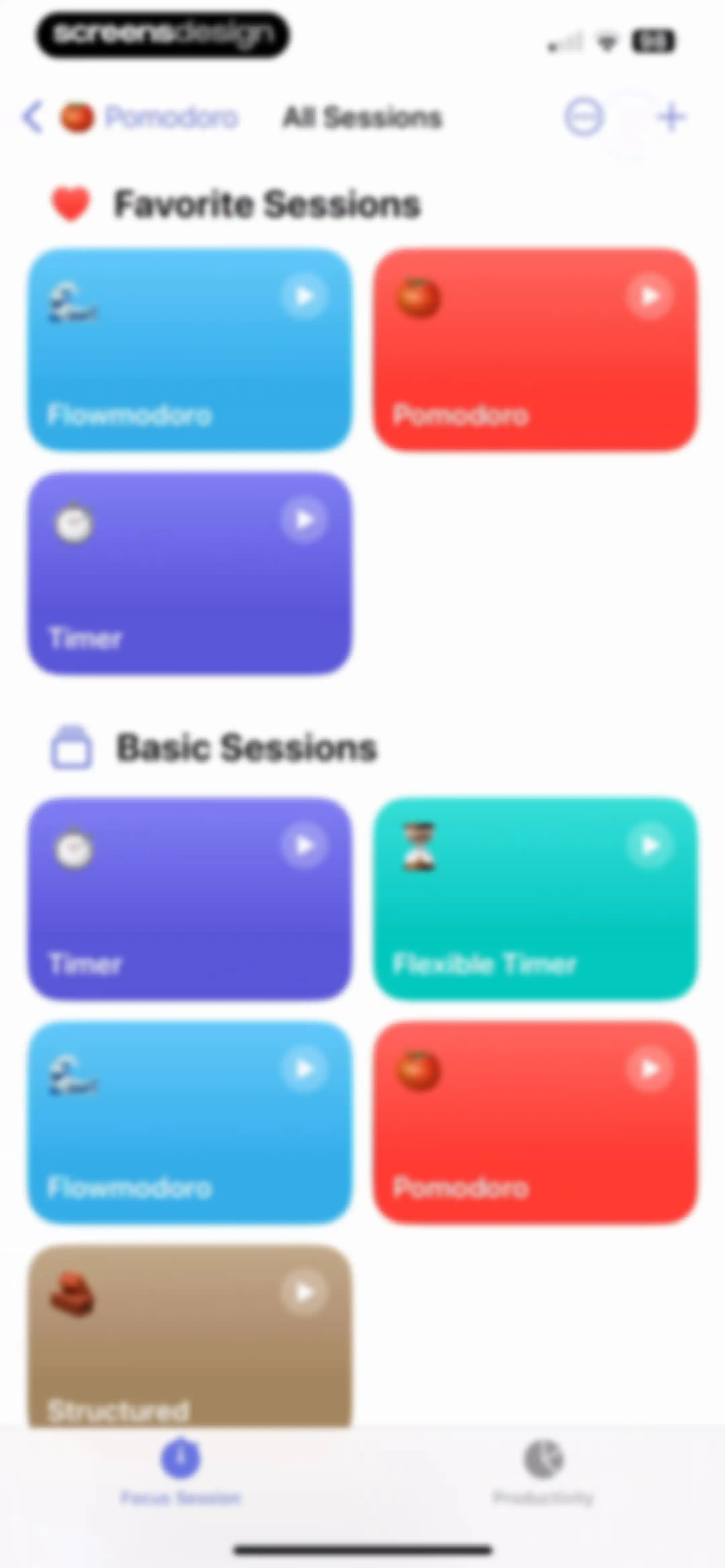 Focused Work - Pomodoro Timer screen 53