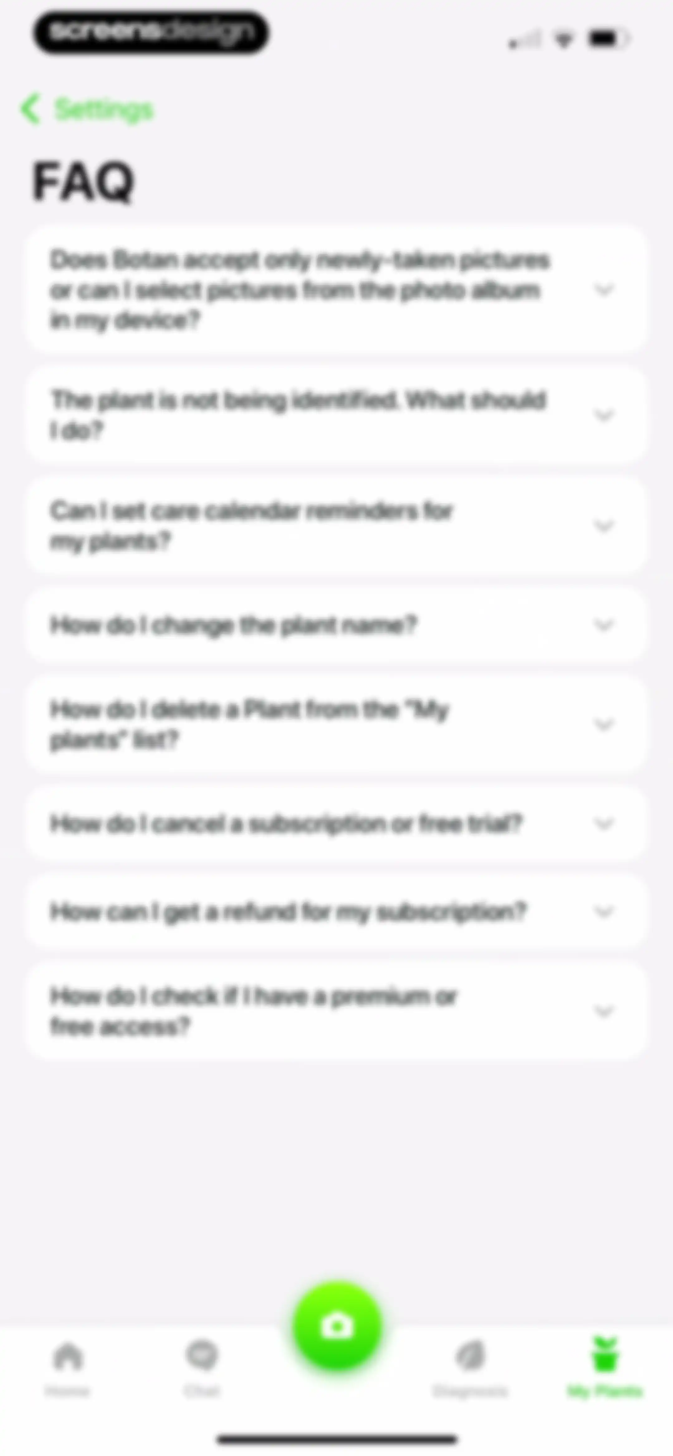 Plant Identifier & Care App screen 149