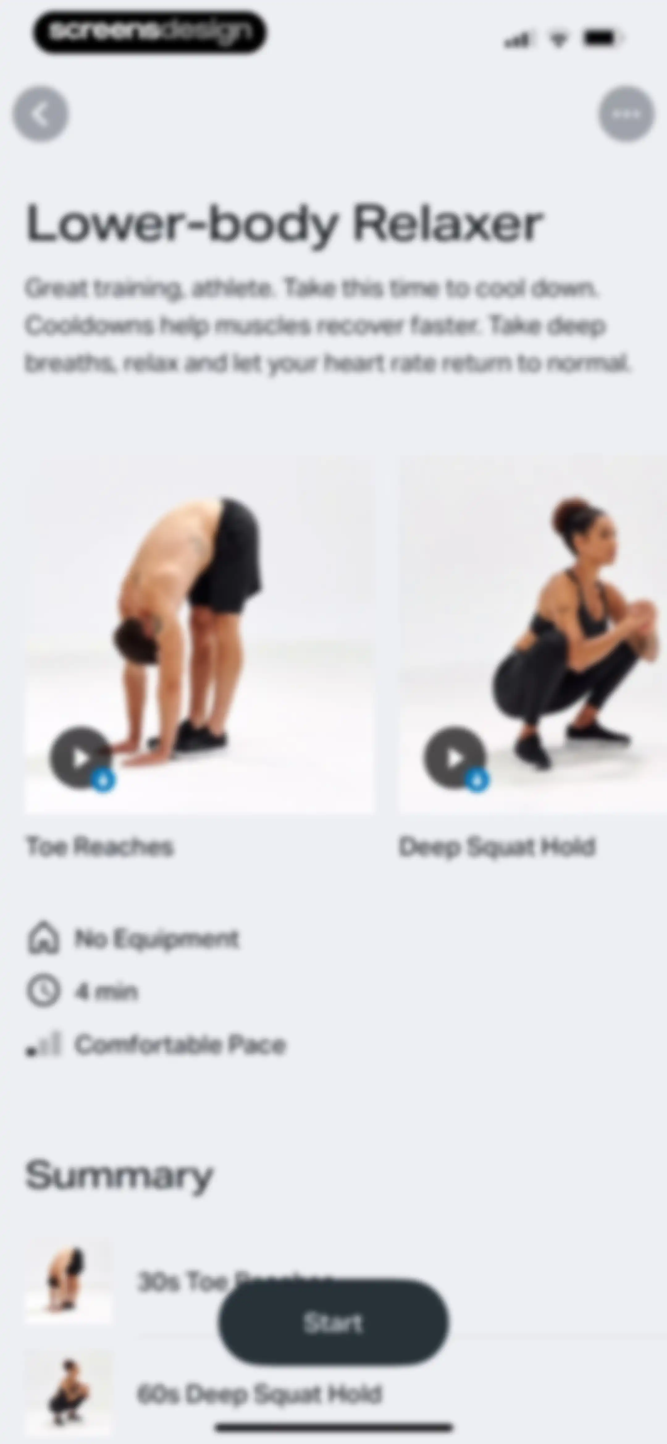Freeletics: Workouts & Fitness screen 107