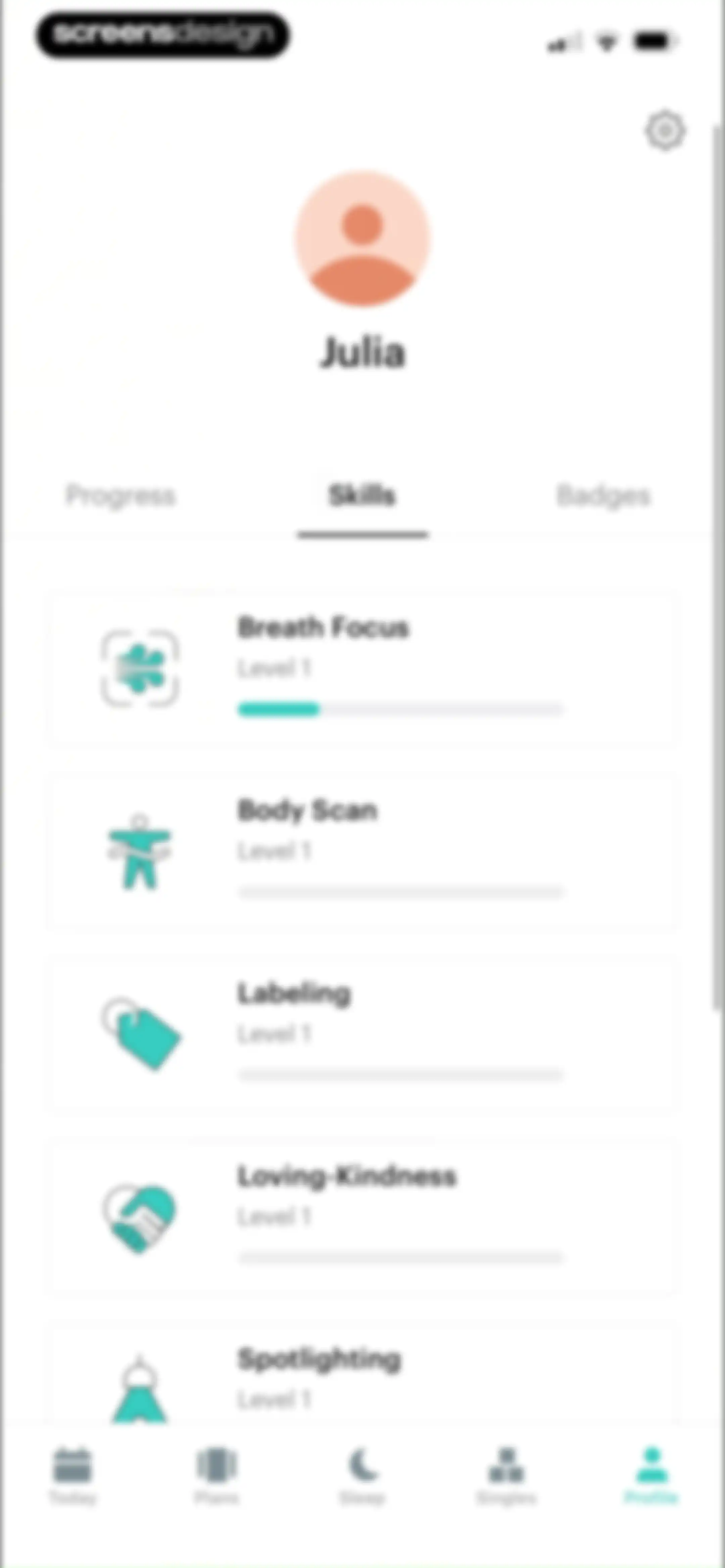 Balance: Meditation & Sleep screen 97