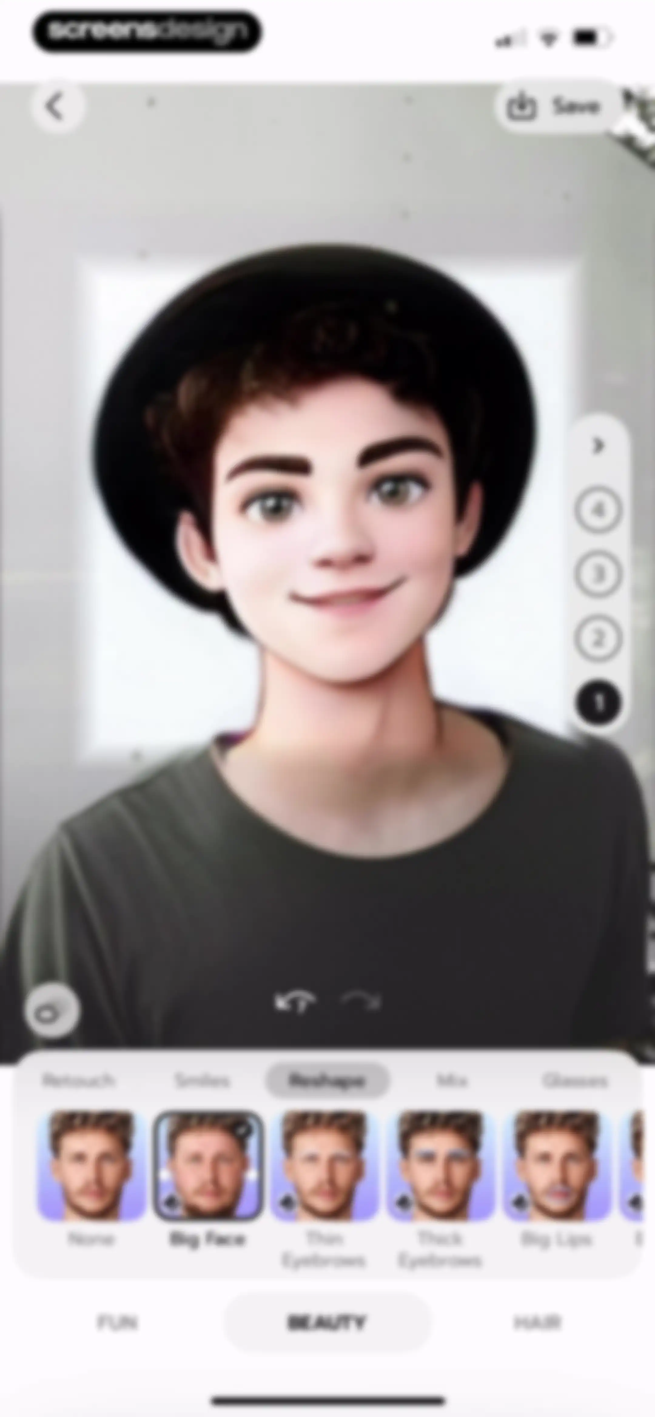 FaceLab: Face Age, Hair Filter screen 27