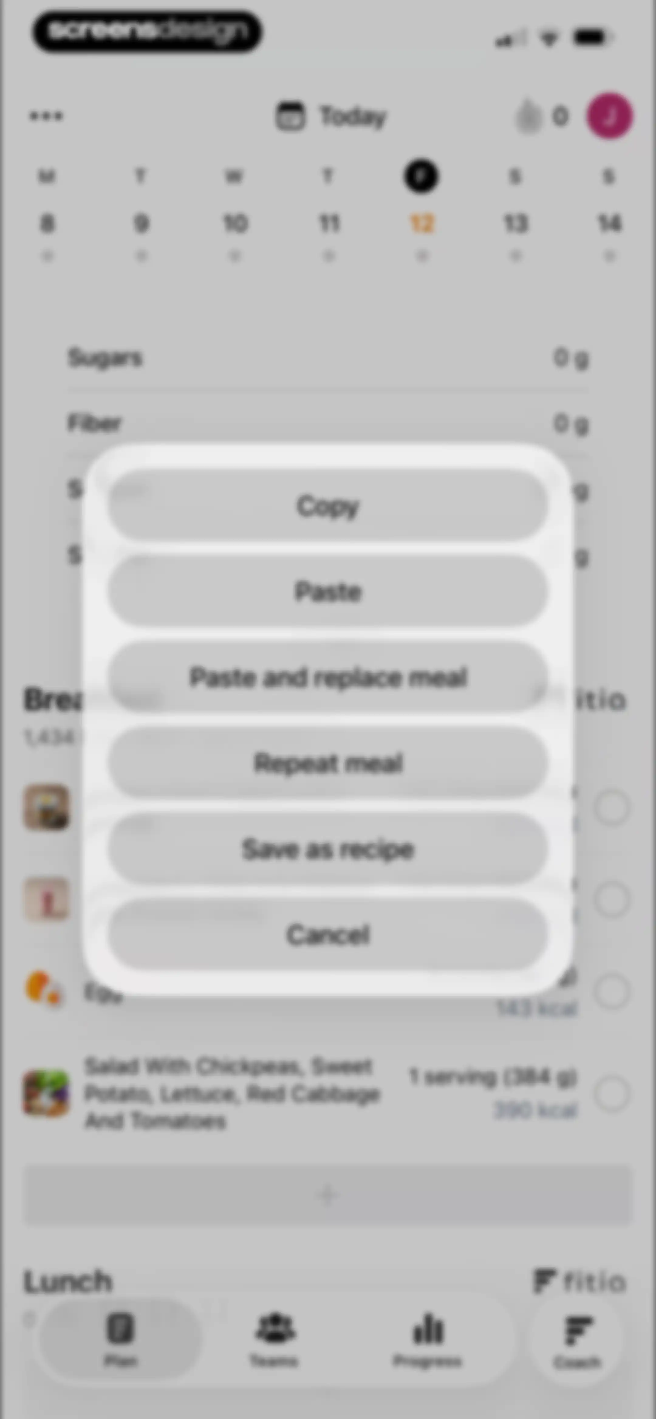 Fitia: Calorie Counter & Diet screen 107