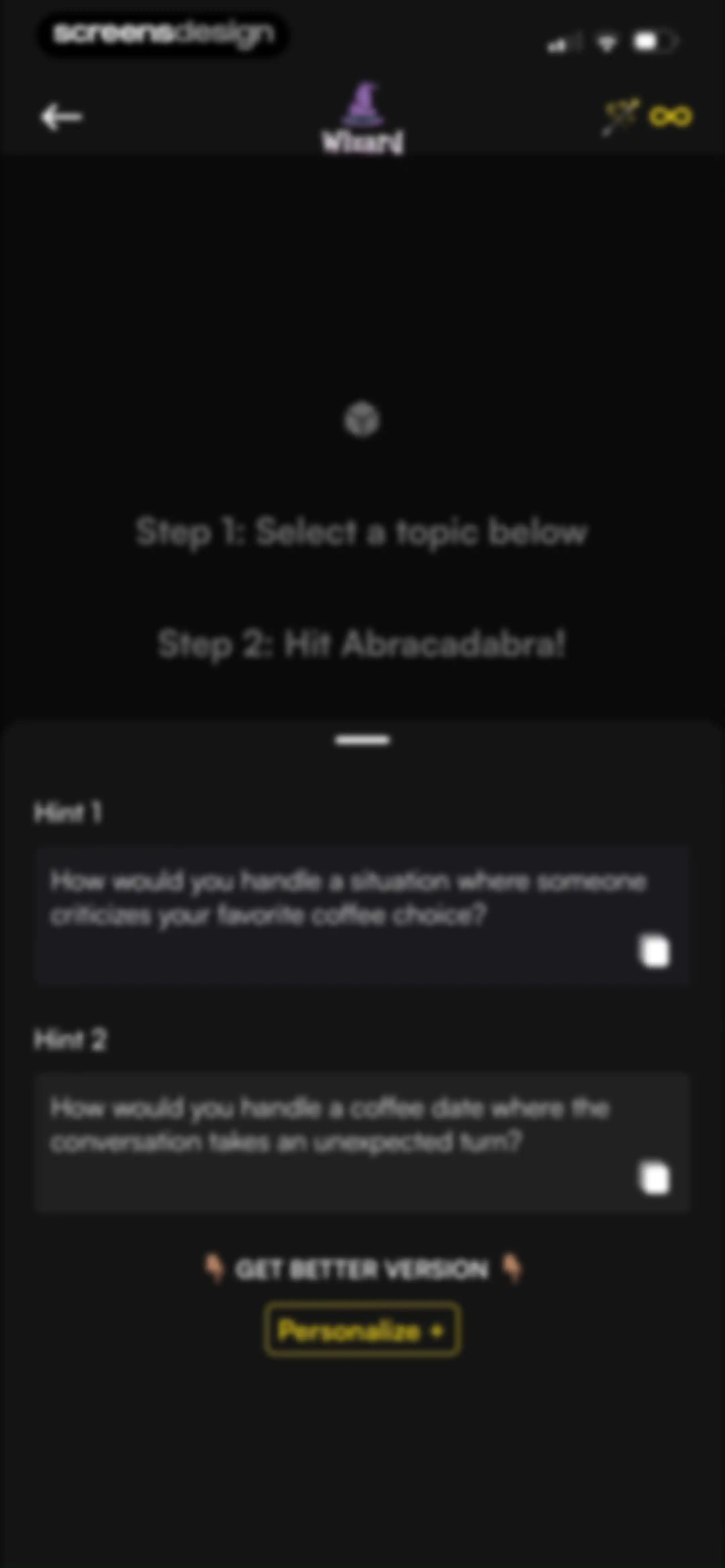Social Wizard - up ur game screen 31
