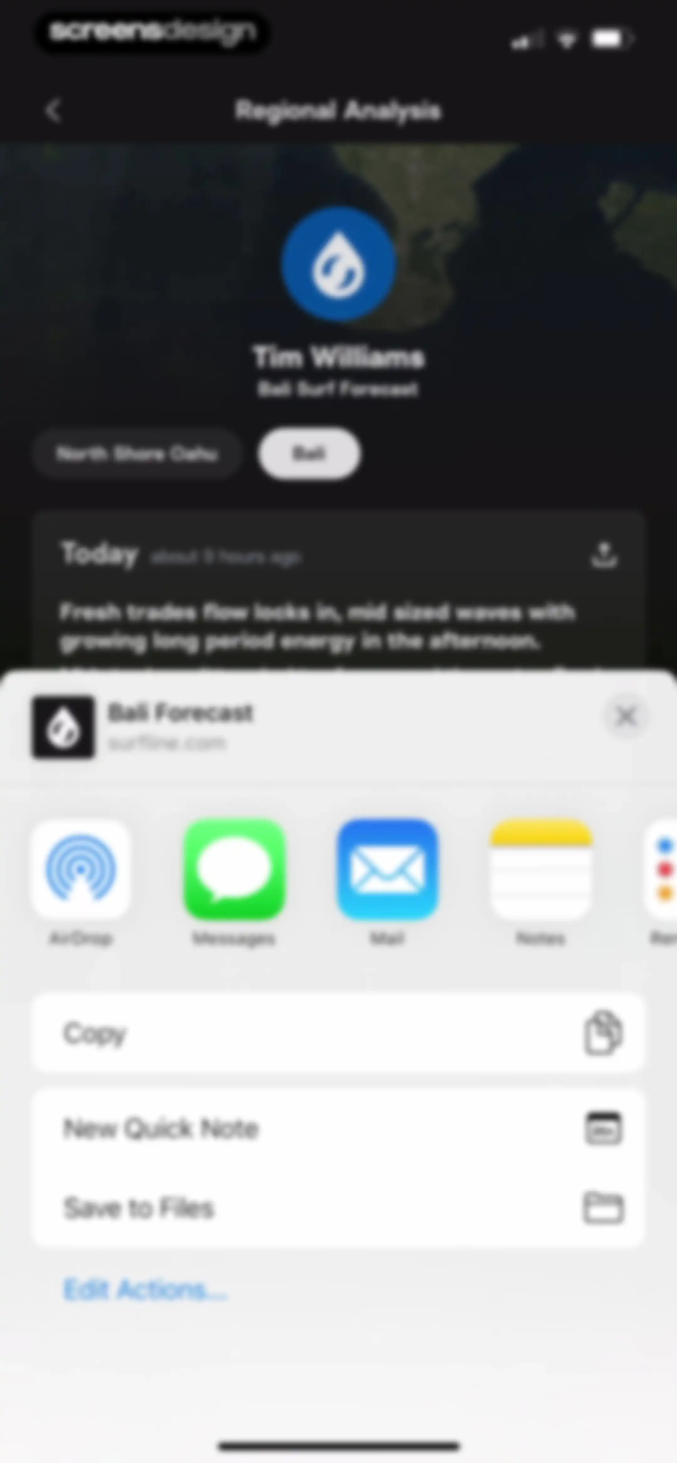 Surfline: Wave & Surf Reports screen 22