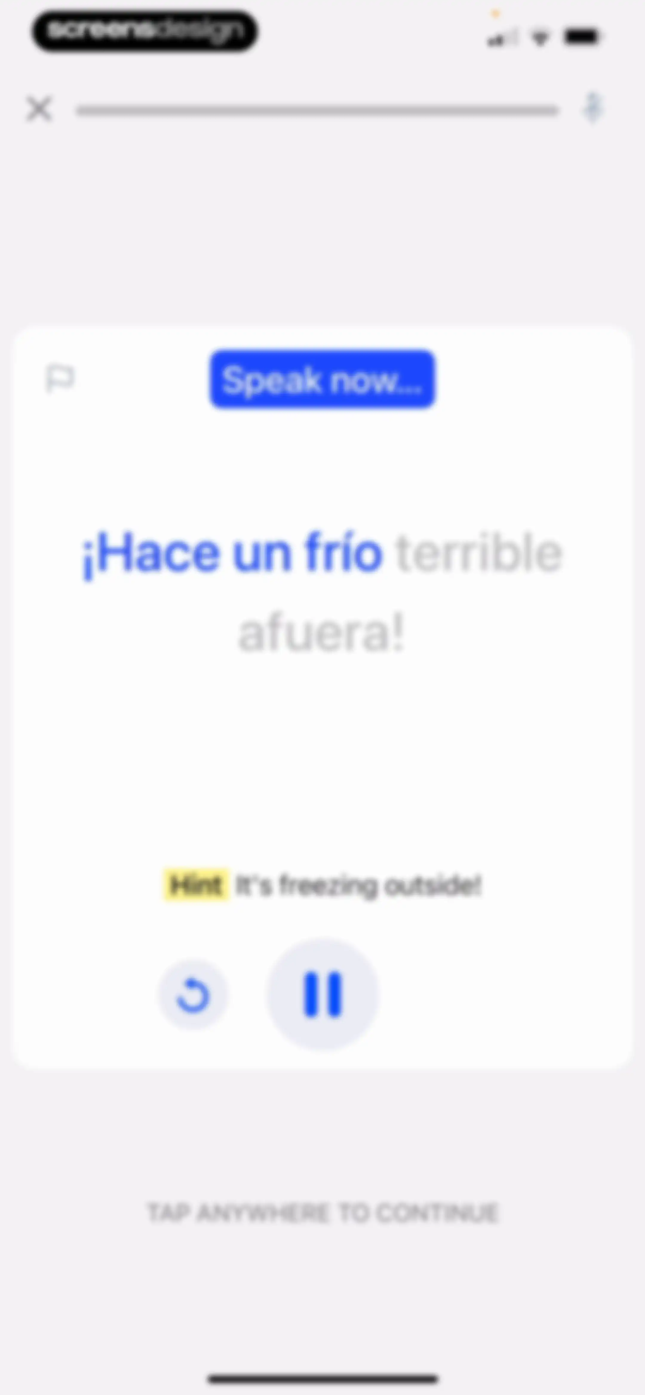 Speak: Language Learning screen 118
