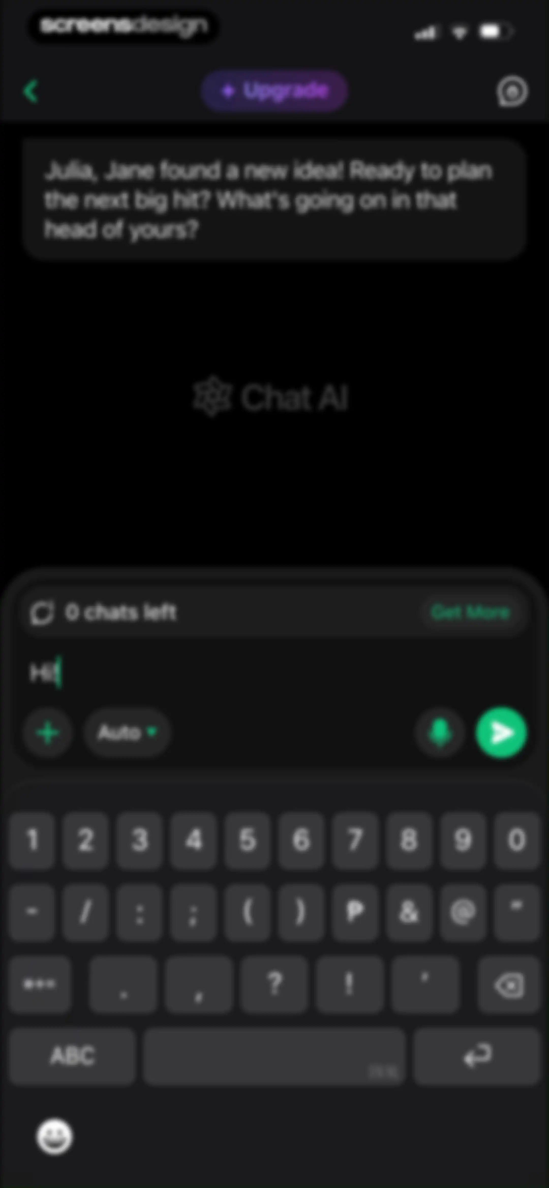 Chat AI 5: AI Agent & Video screen 37
