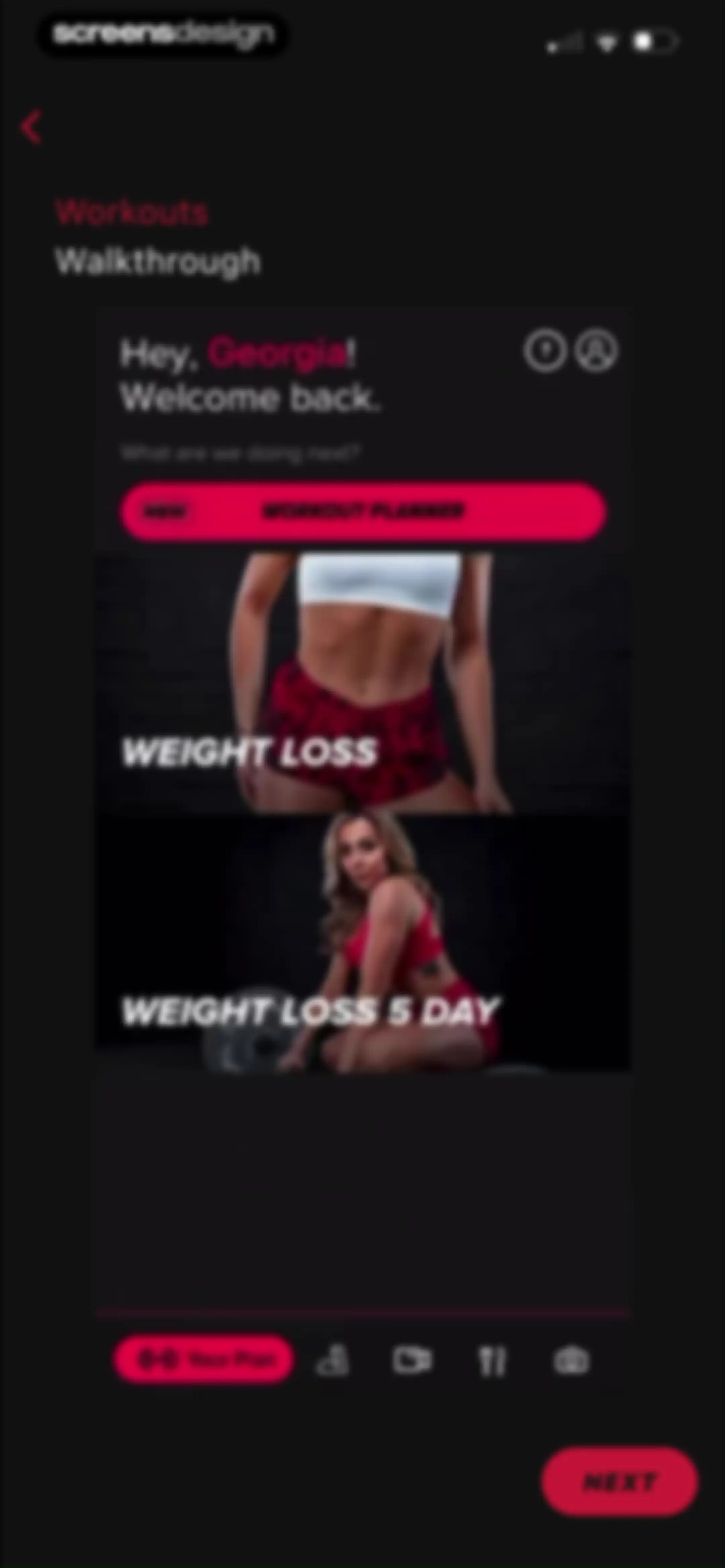 Courtney Black Fitness screen 22