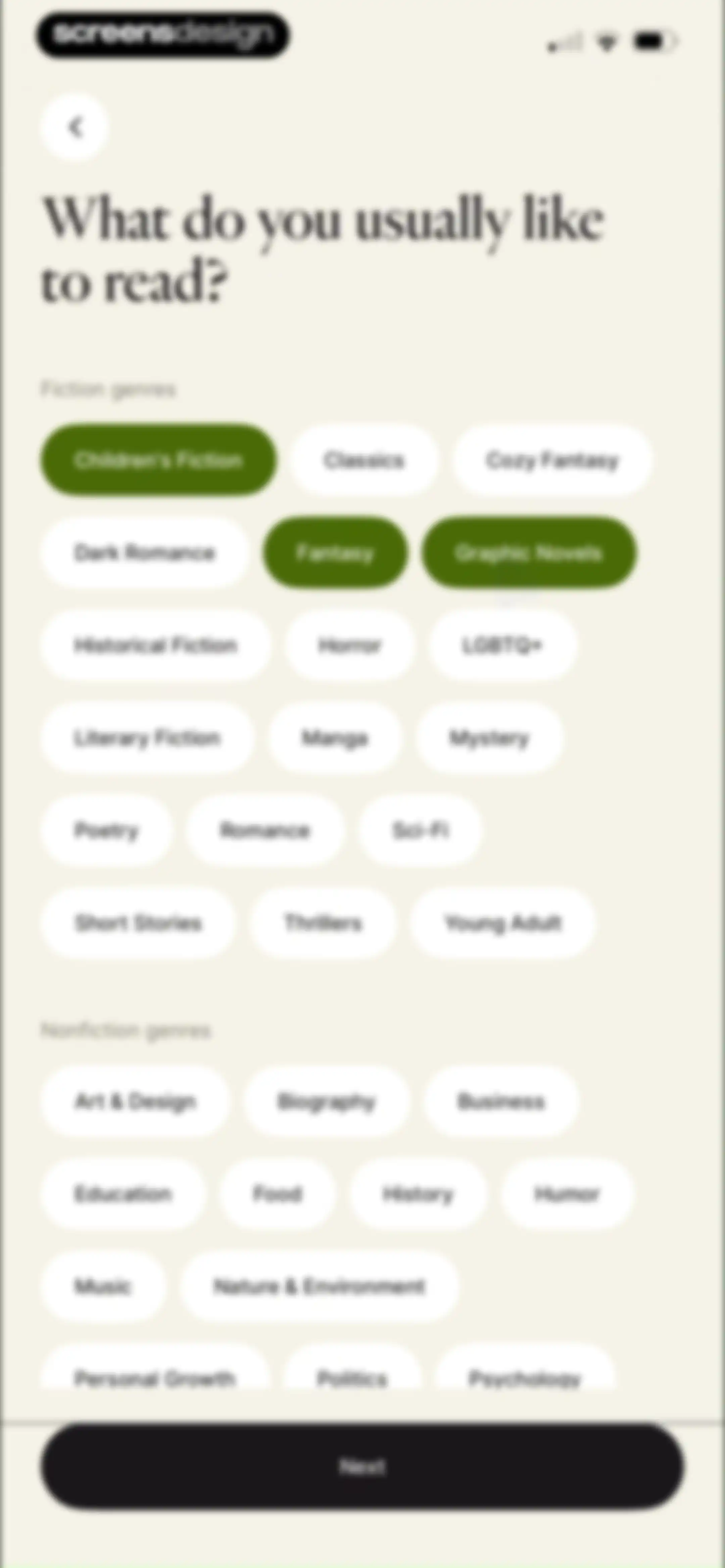 Fable: Track & Discuss Books screen 229
