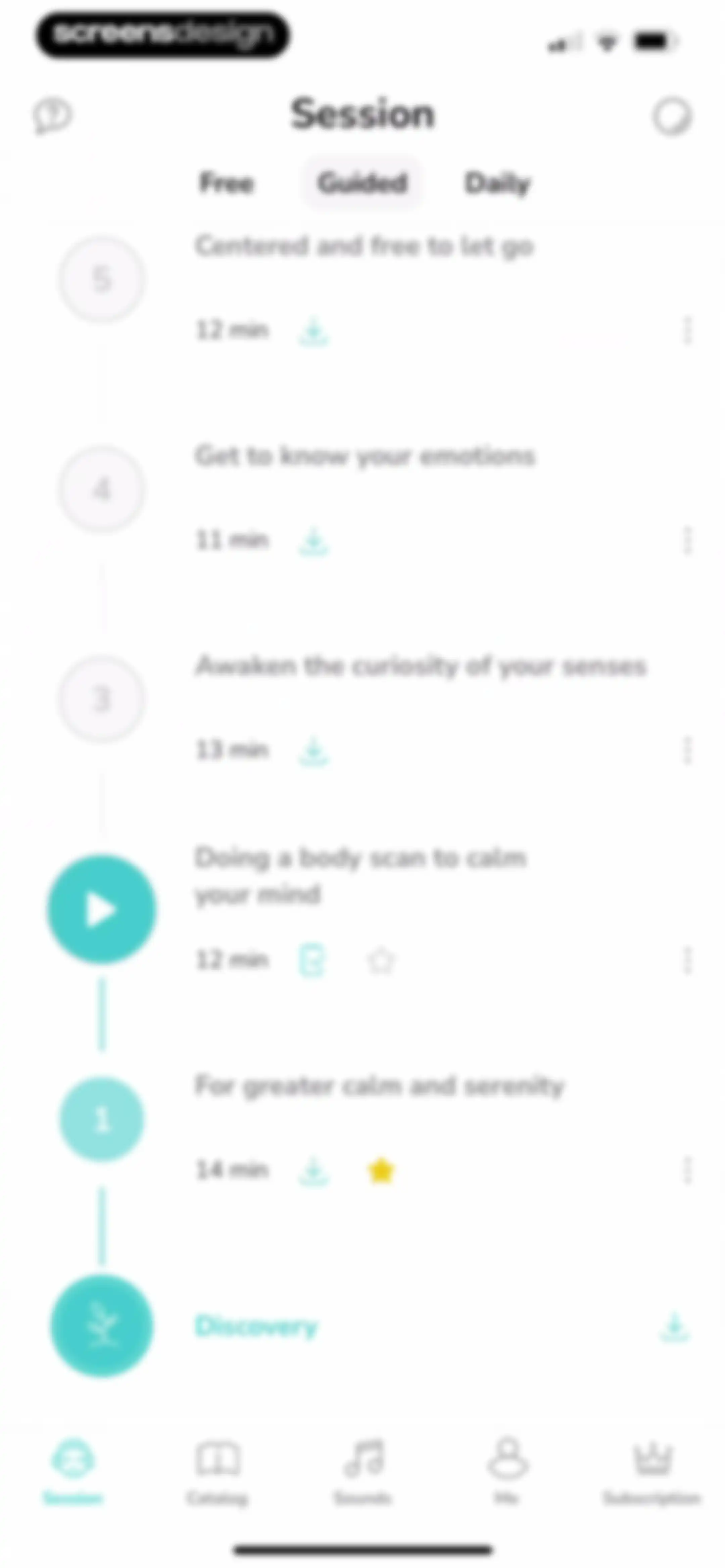 Petit BamBou: Mindfulness screen 13