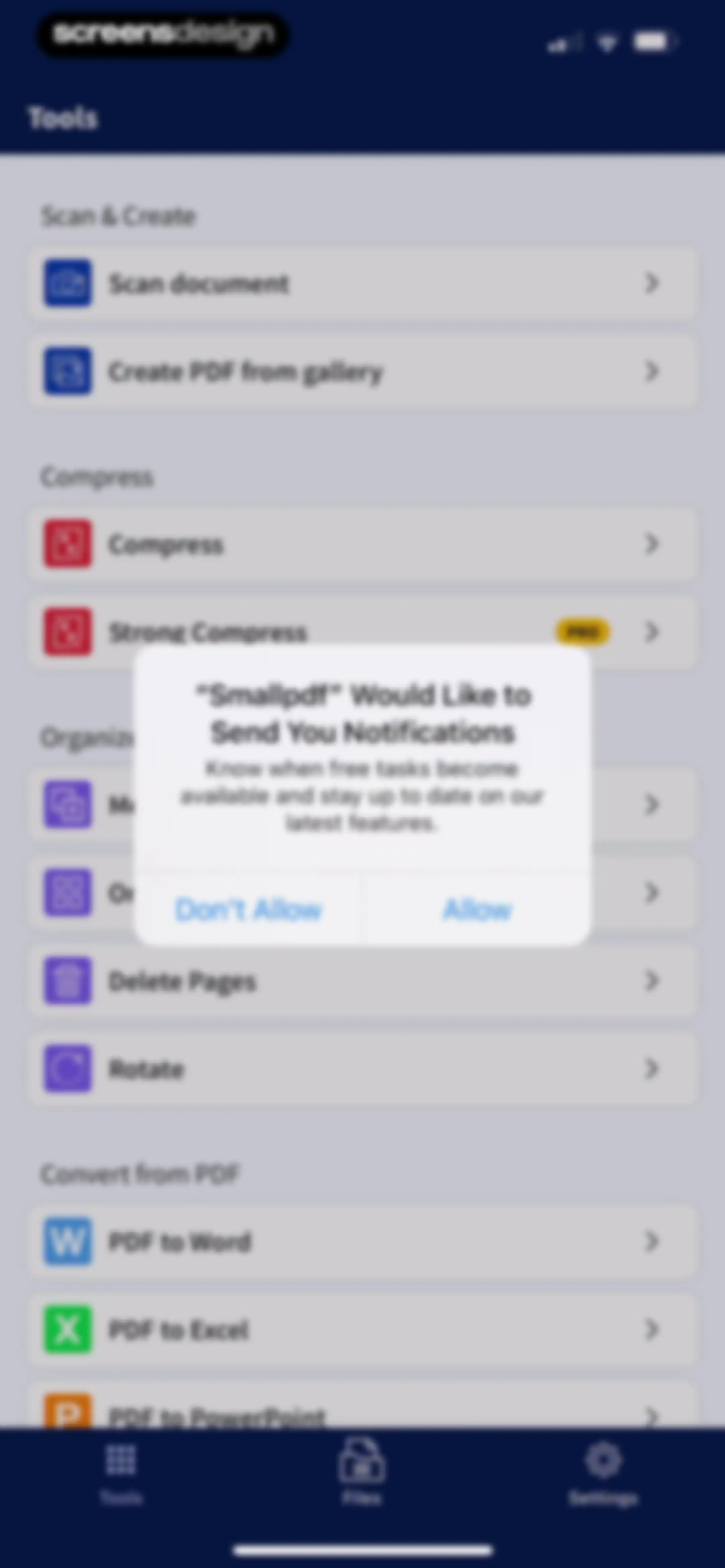 Smallpdf: Scanner & PDF Editor screen 2