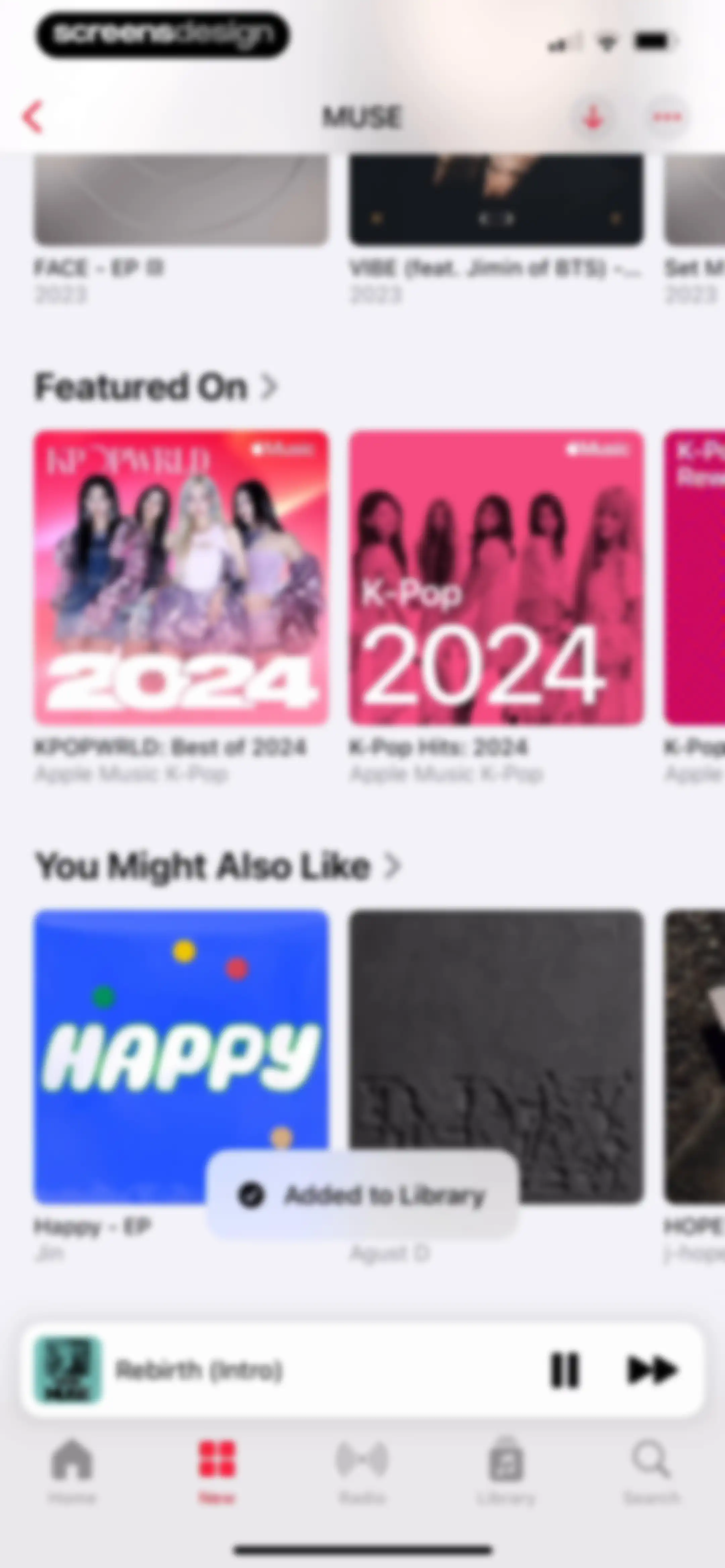 Apple Music screen 77
