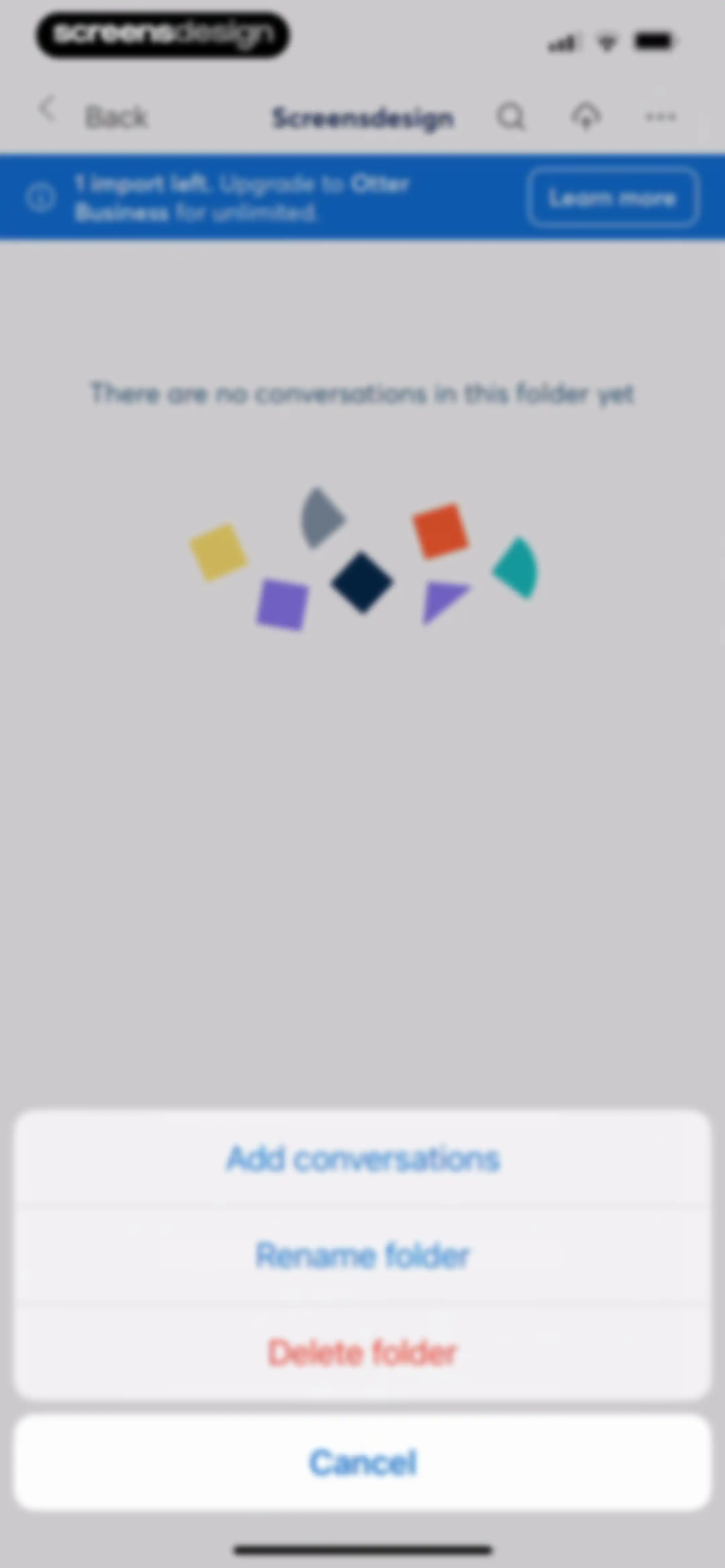 Otter Transcribe Voice Notes screen 112